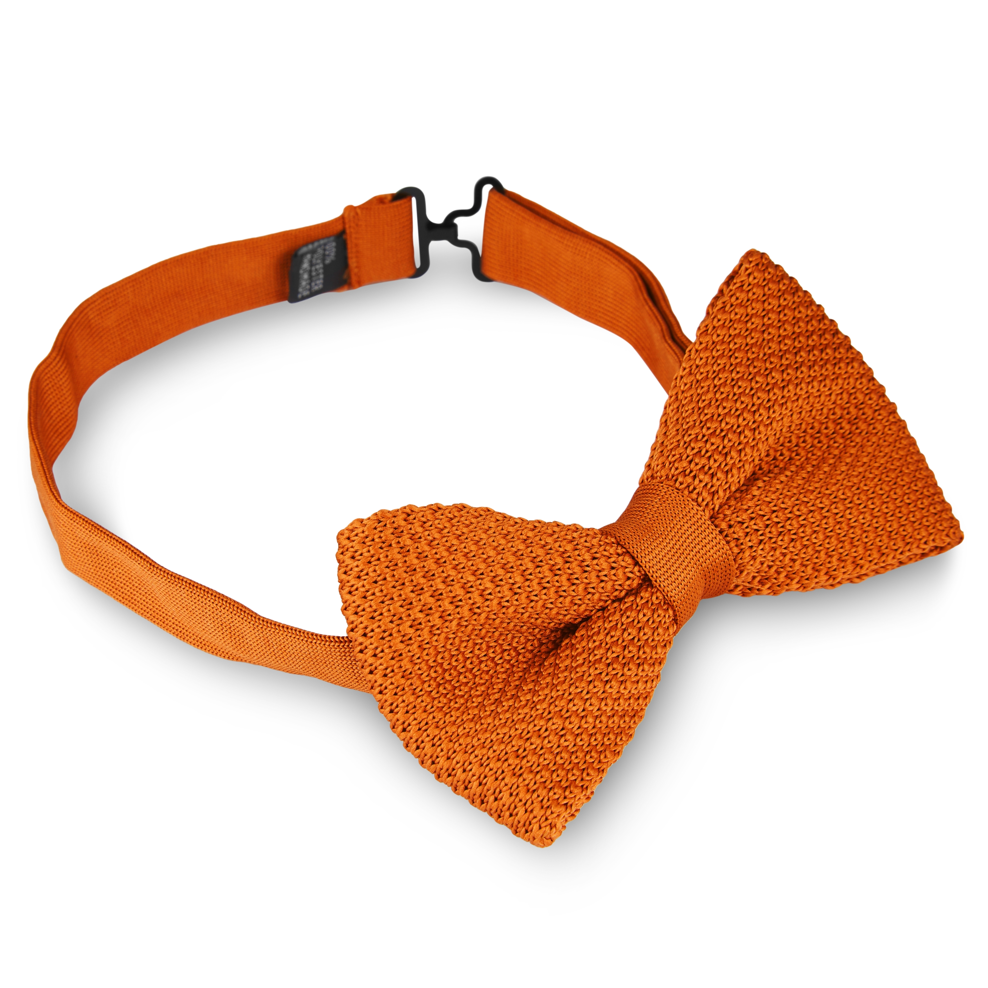 Pletený motýlik v bronzovej farbe - 2