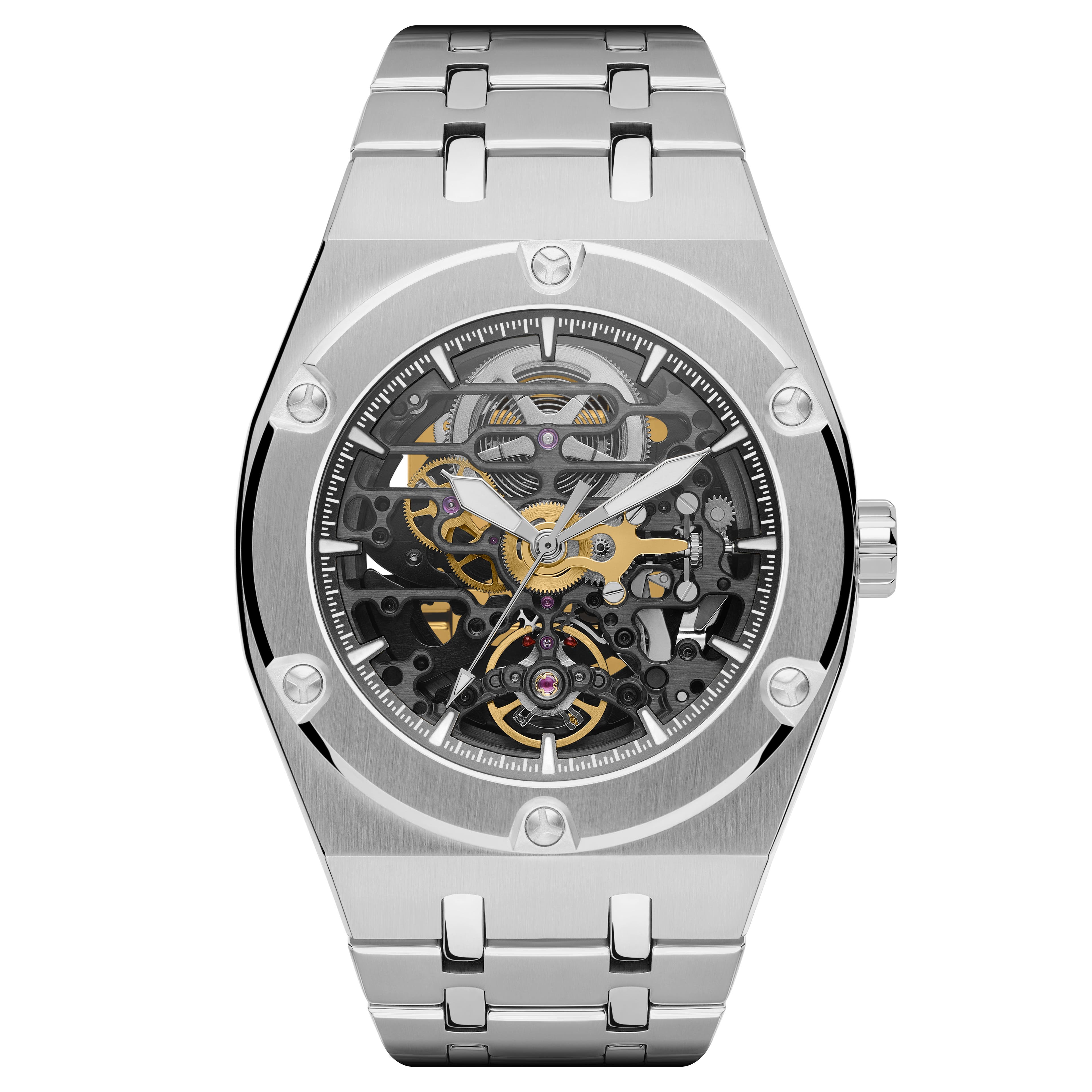 Limitovaná edícia - Automatické skeletové hodinky Mamut