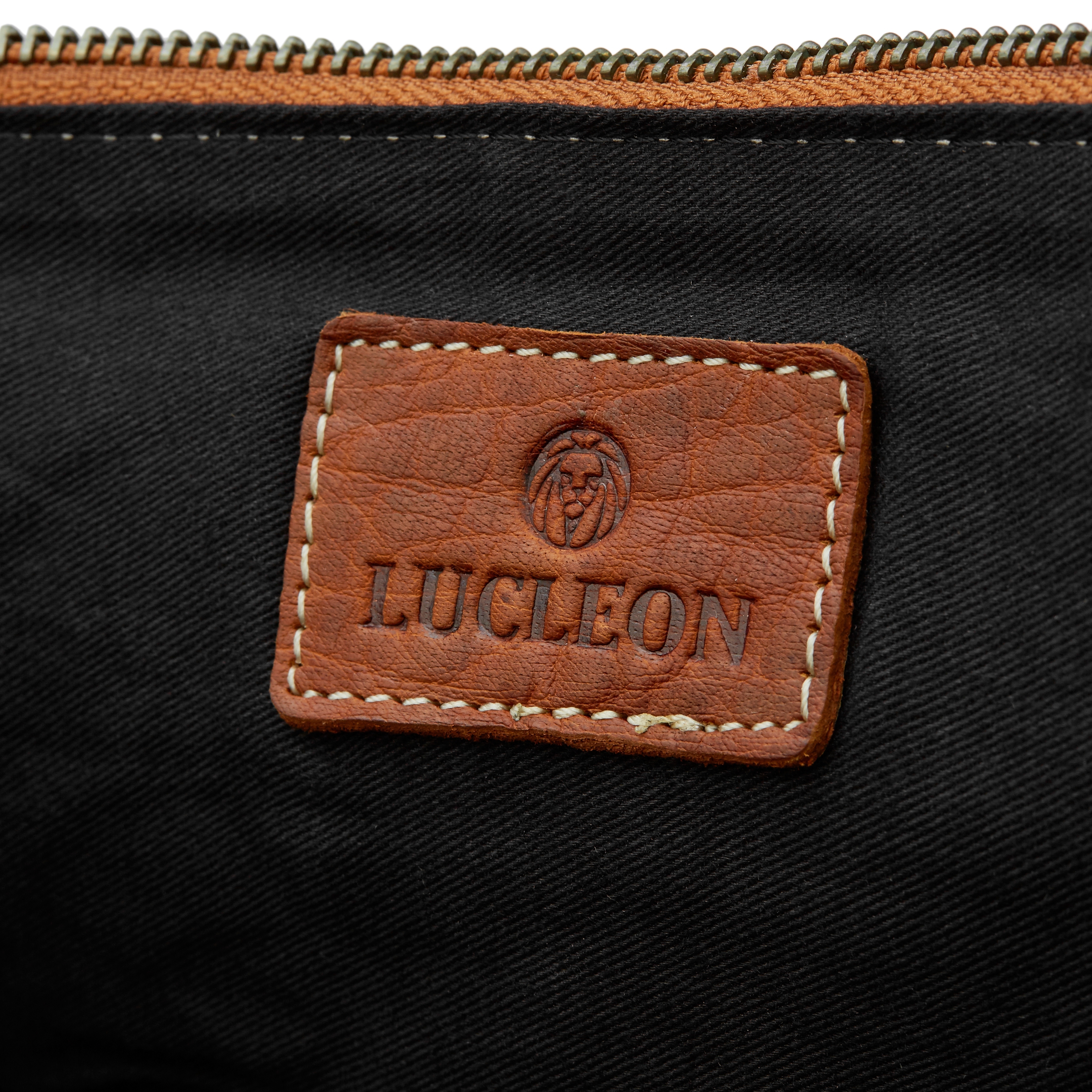 Oxford Tan XL Toiletry Leather Bag - 6