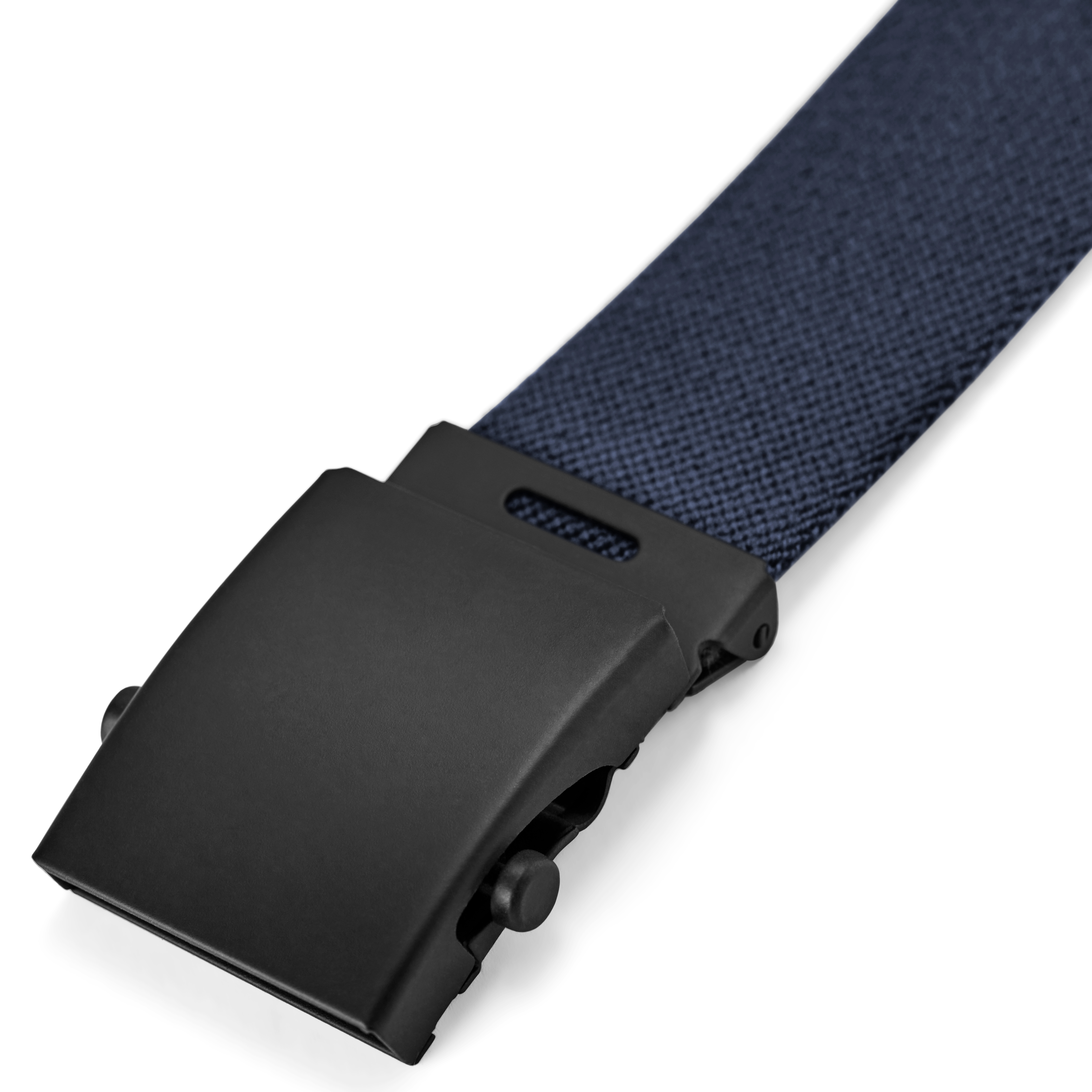 Cintura Hudson in tela elastica blu navy - 3