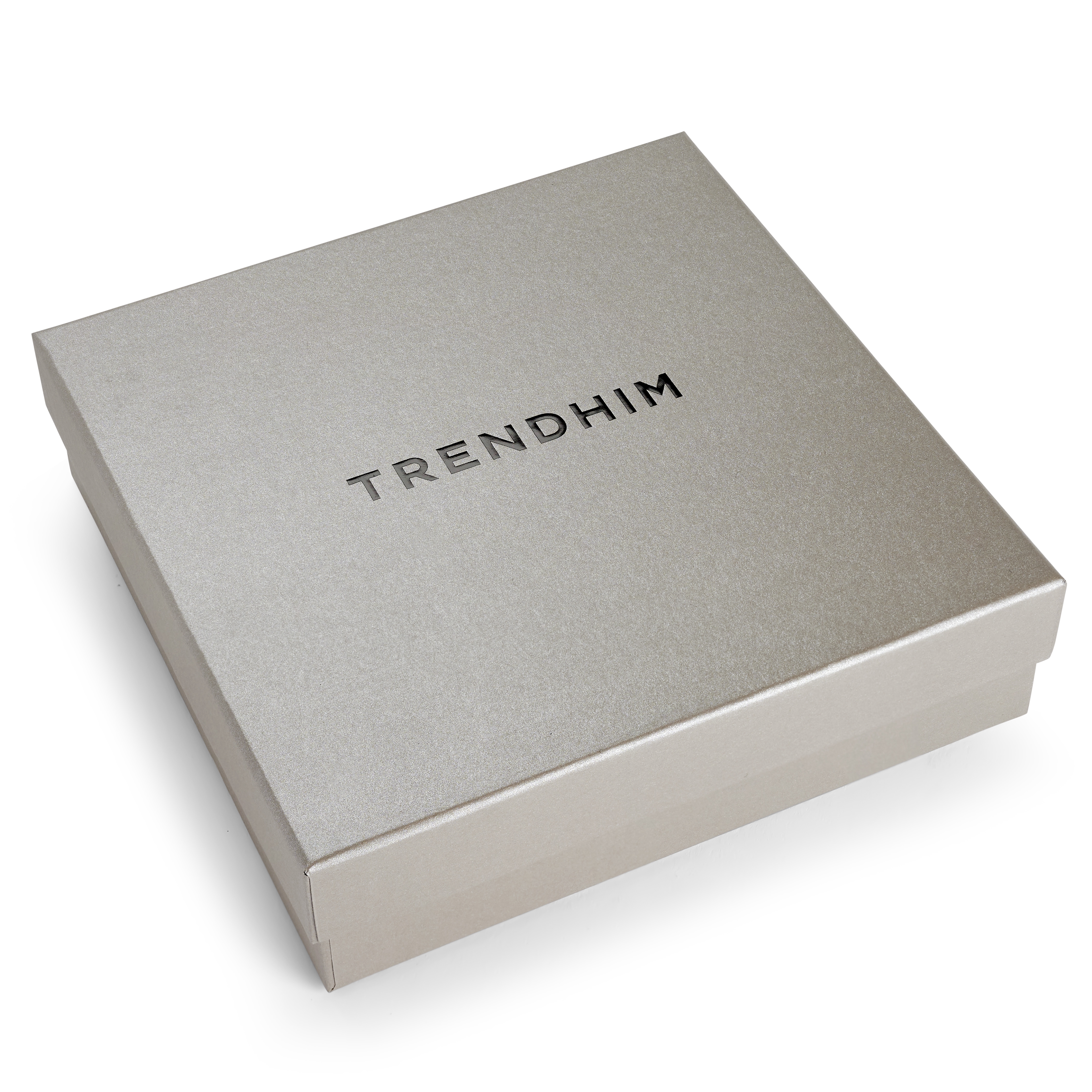 Suit Accessory Gift Box | Navy Blue, Red & Silver-Tone Set - 5