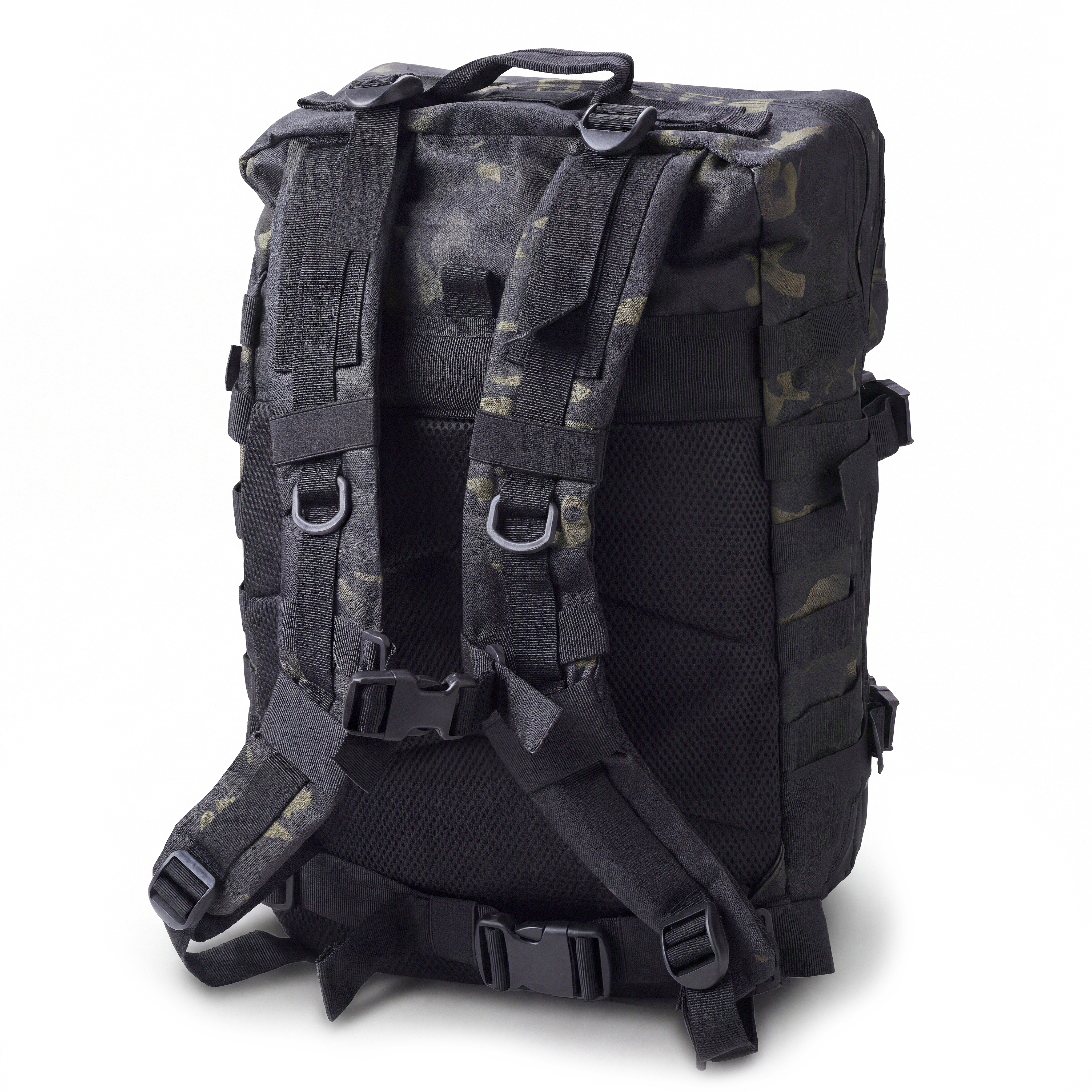 Expedition | Dunkel getarnter taktischer Rucksack mit 40 L Volumen und Patch-Fläche - 3