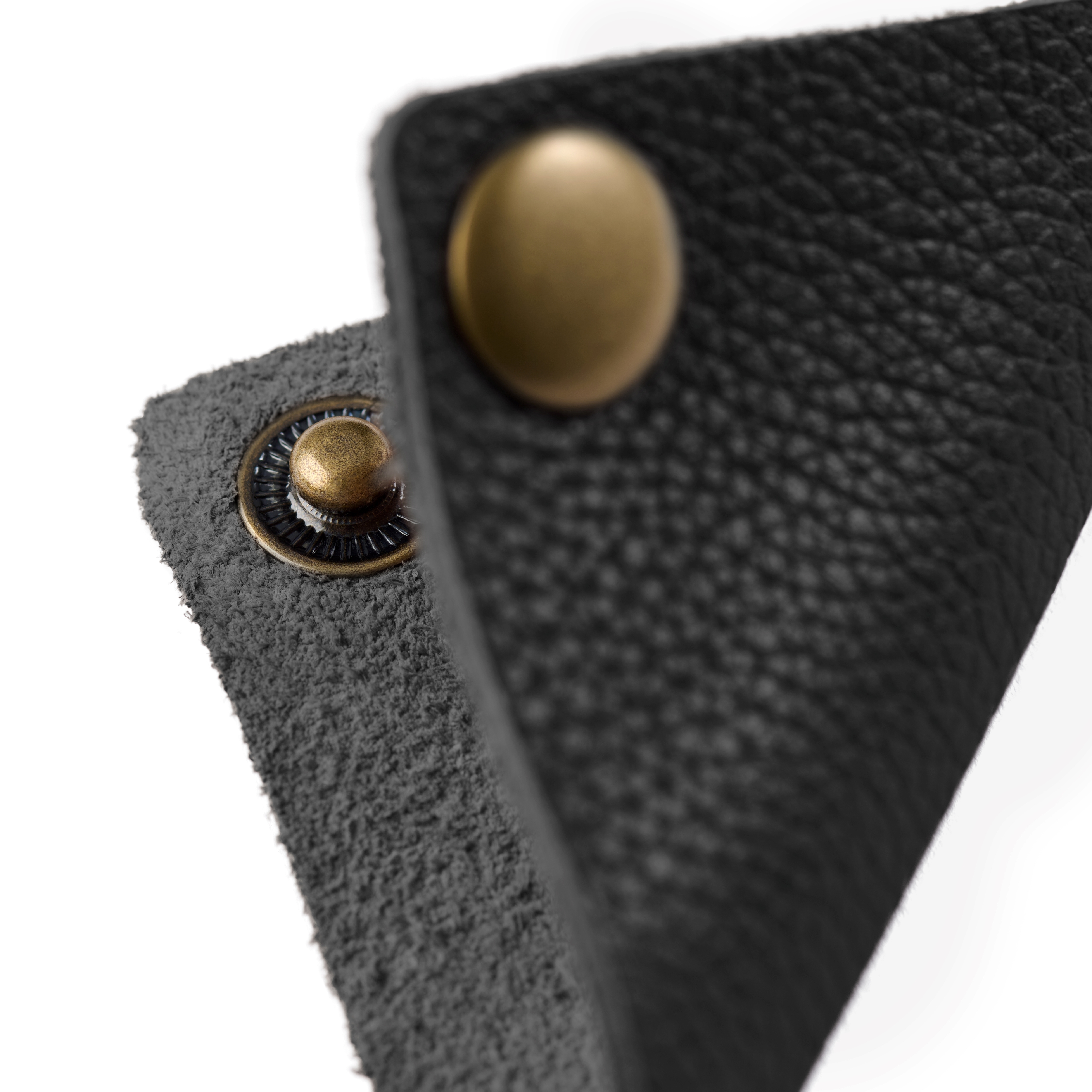 Étui de rangement pour câbles | Cuir noir | Triangle - 3