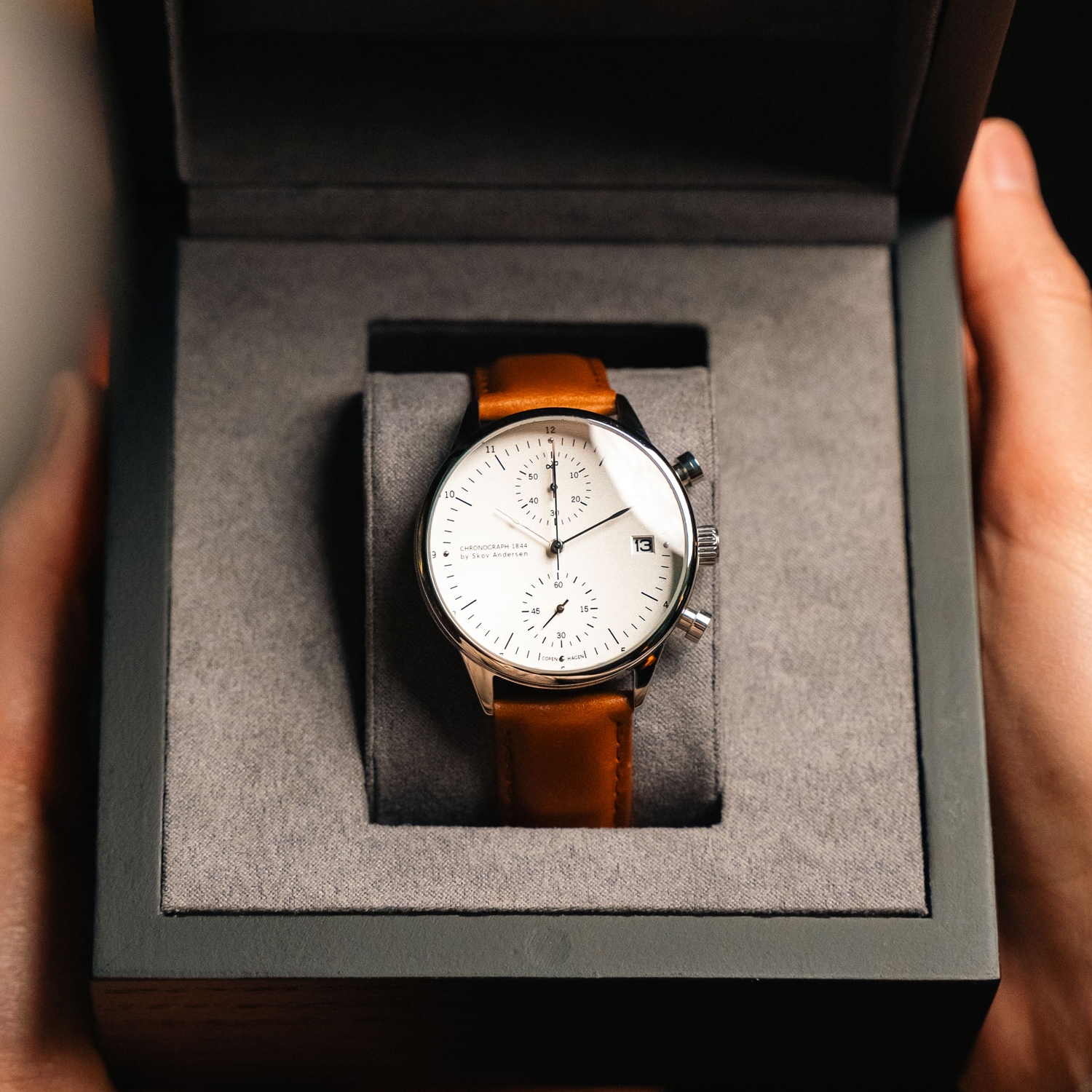 時計 Skov Andersen Chronograph 1844 Amazon.com: About Vintage 1844 Chronograph Mens Watch, Stainless