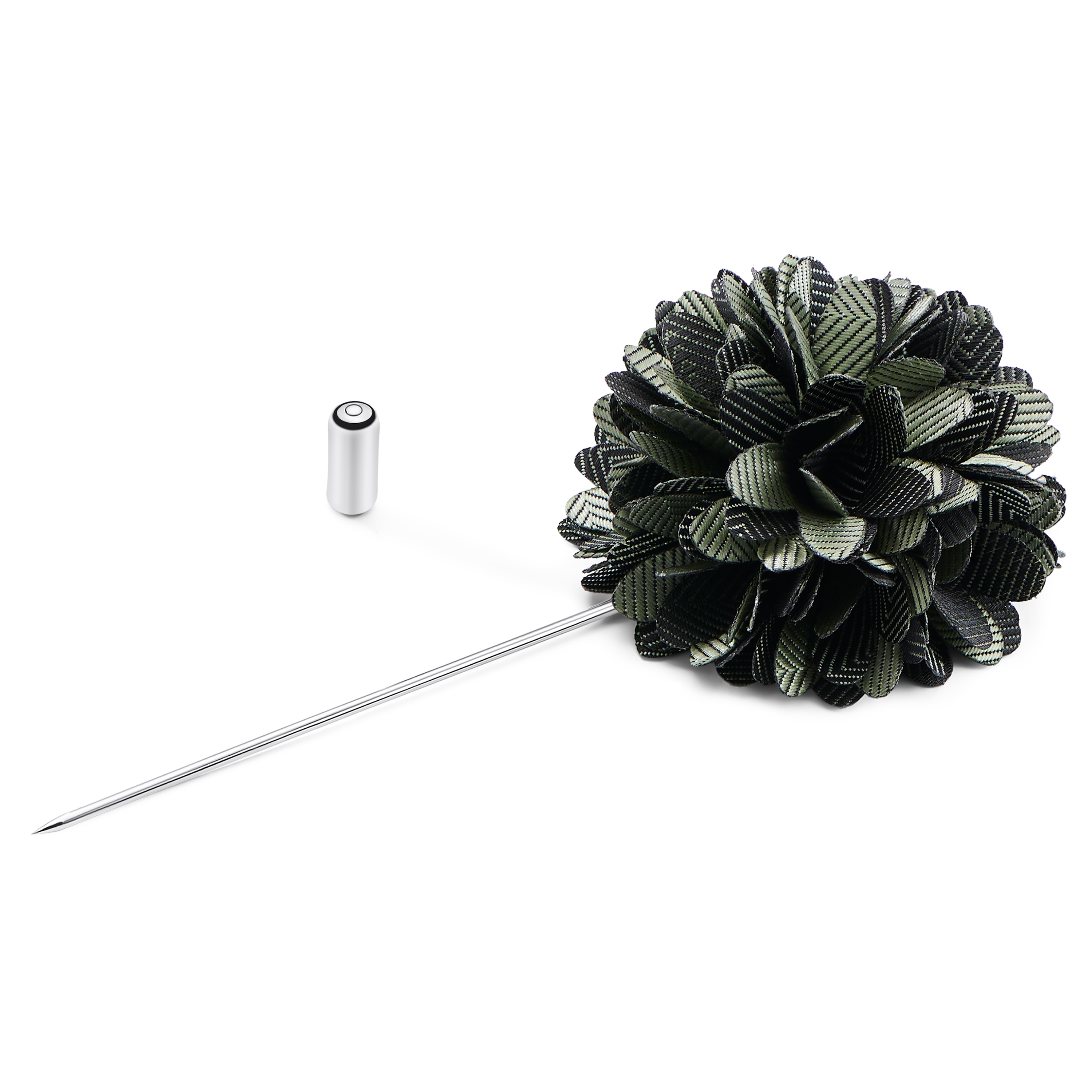 Magnolia | Spilla da giacca a fiore verde chiaro - 2