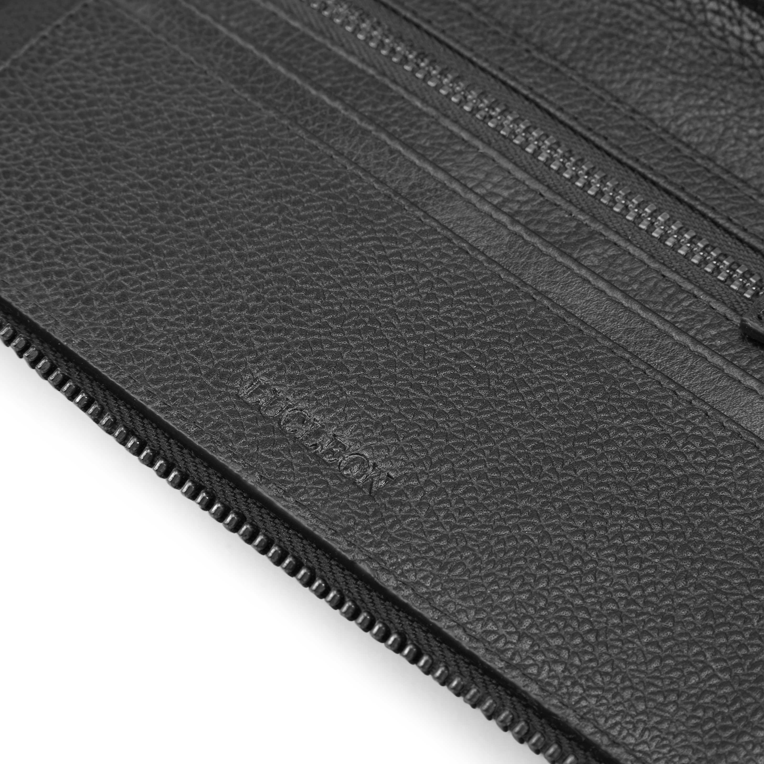 Lauri RFID-árnyékolt fekete bőrtárca - 6