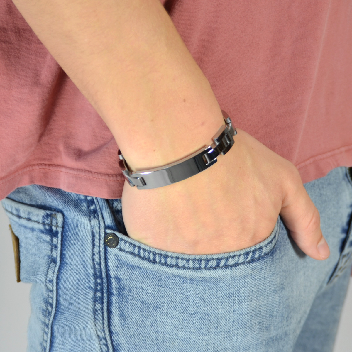 Unique Stylish Stainless Steel Bracelet - 3