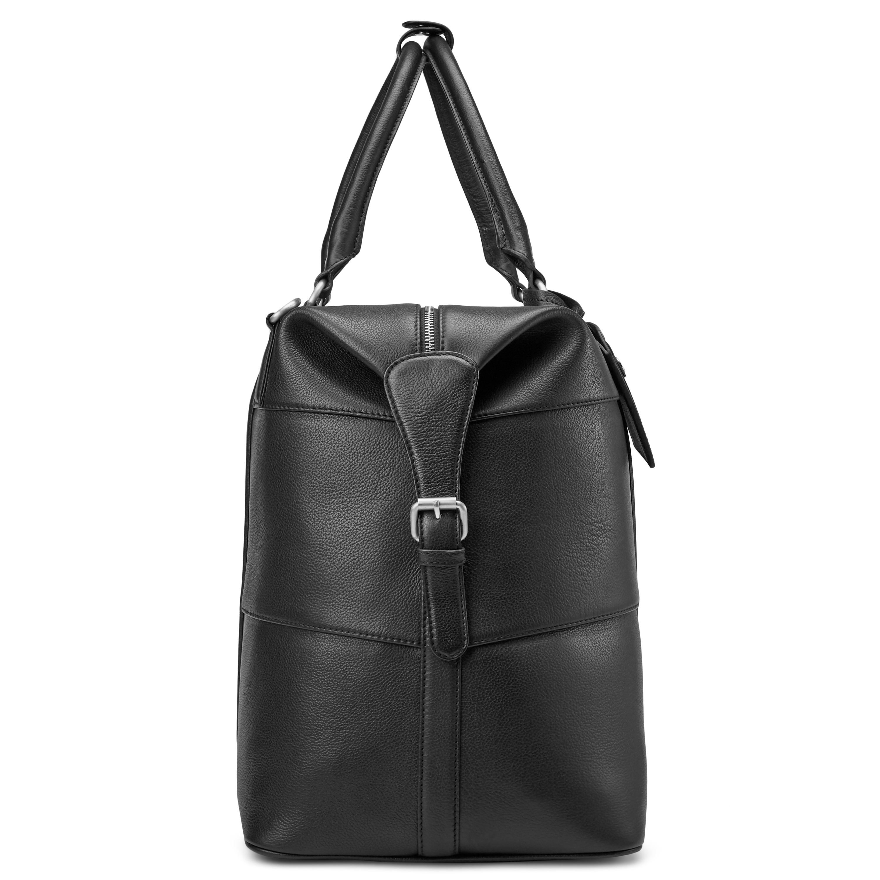 Sean černá kožená víkendová taška - 6