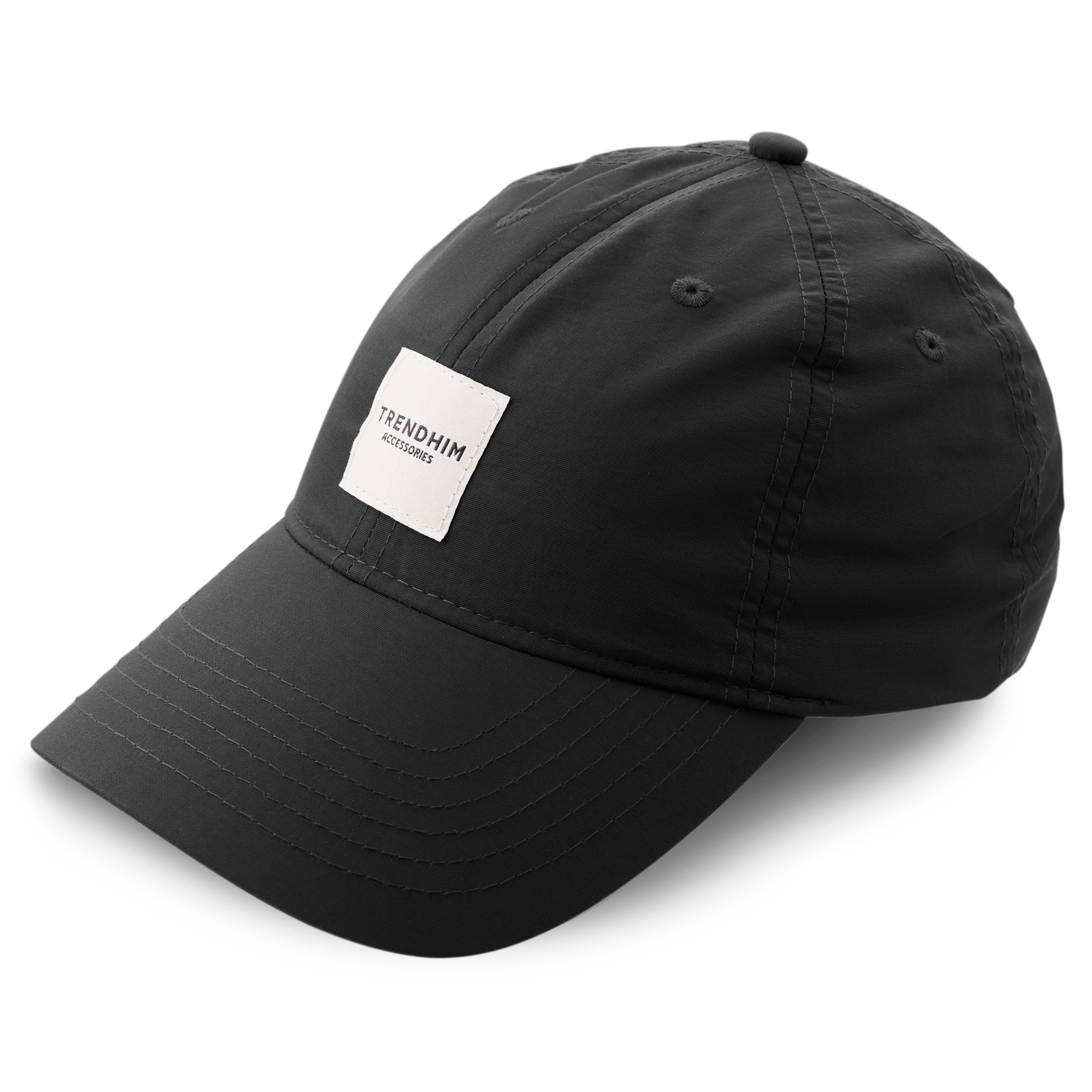 Gorra suave de nailon negro Gorra suave de nailon negro