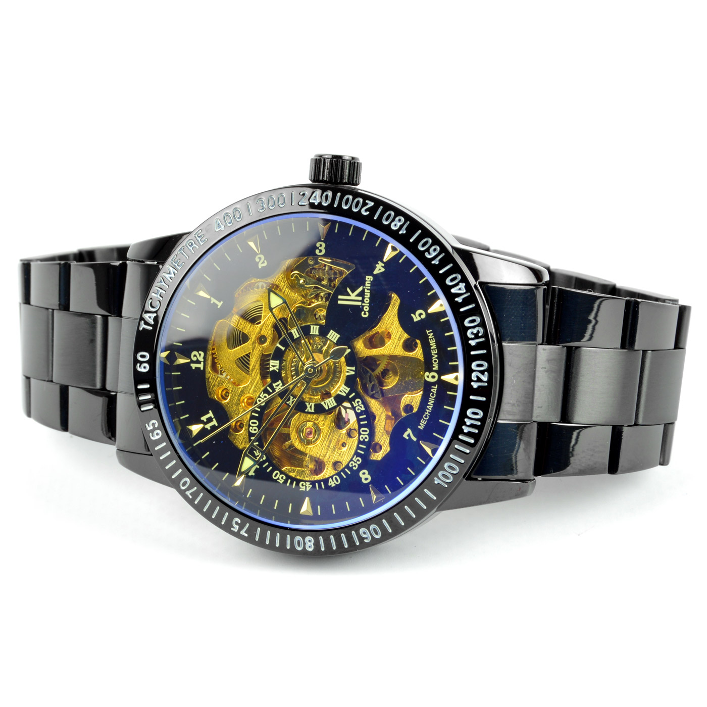 Black & Gold Rolat Watch - 9