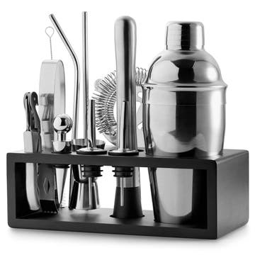 Deluxe Stainless Steel Cocktail Shaker Set Deluxe Stainless Steel Cocktail Shaker Set