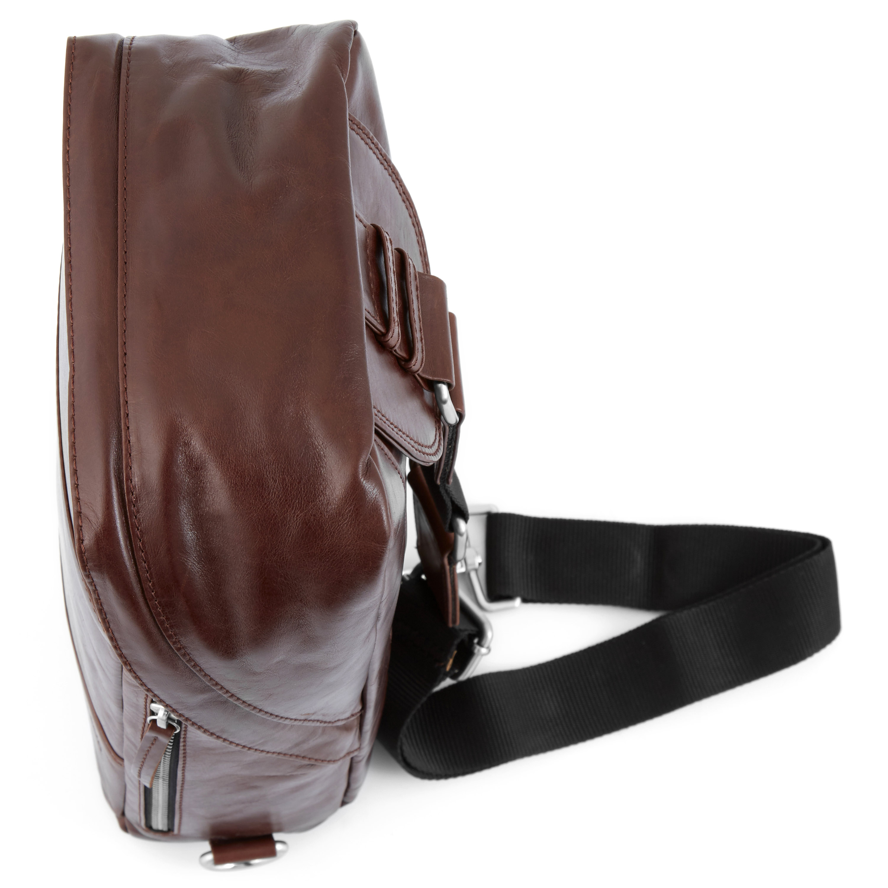 Rucsac diagonal de umăr maro Jasper  - 6