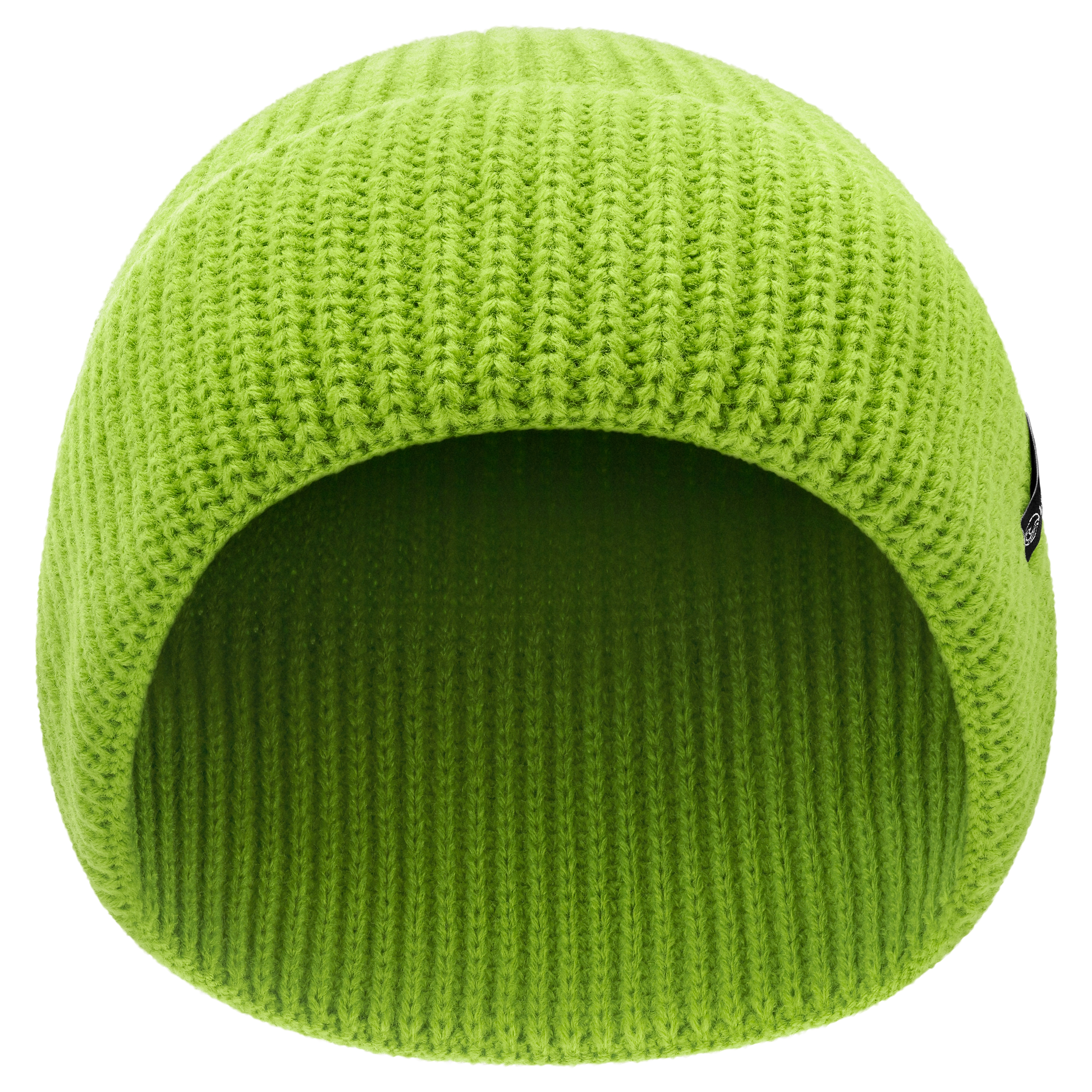 Baltic | Green Rib Knitted Acrylic Beanie - 2