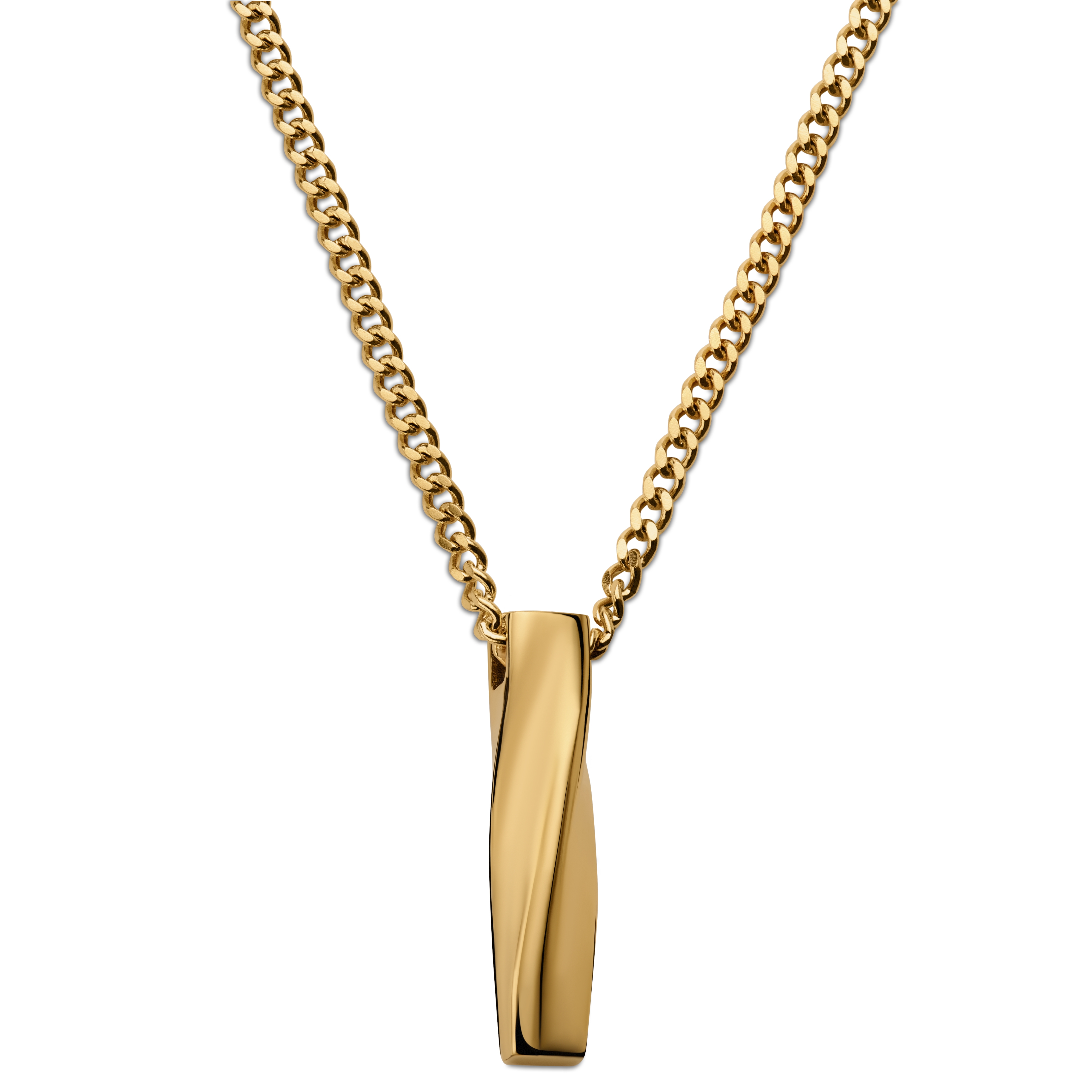 Cruz | Colier auriu - 1