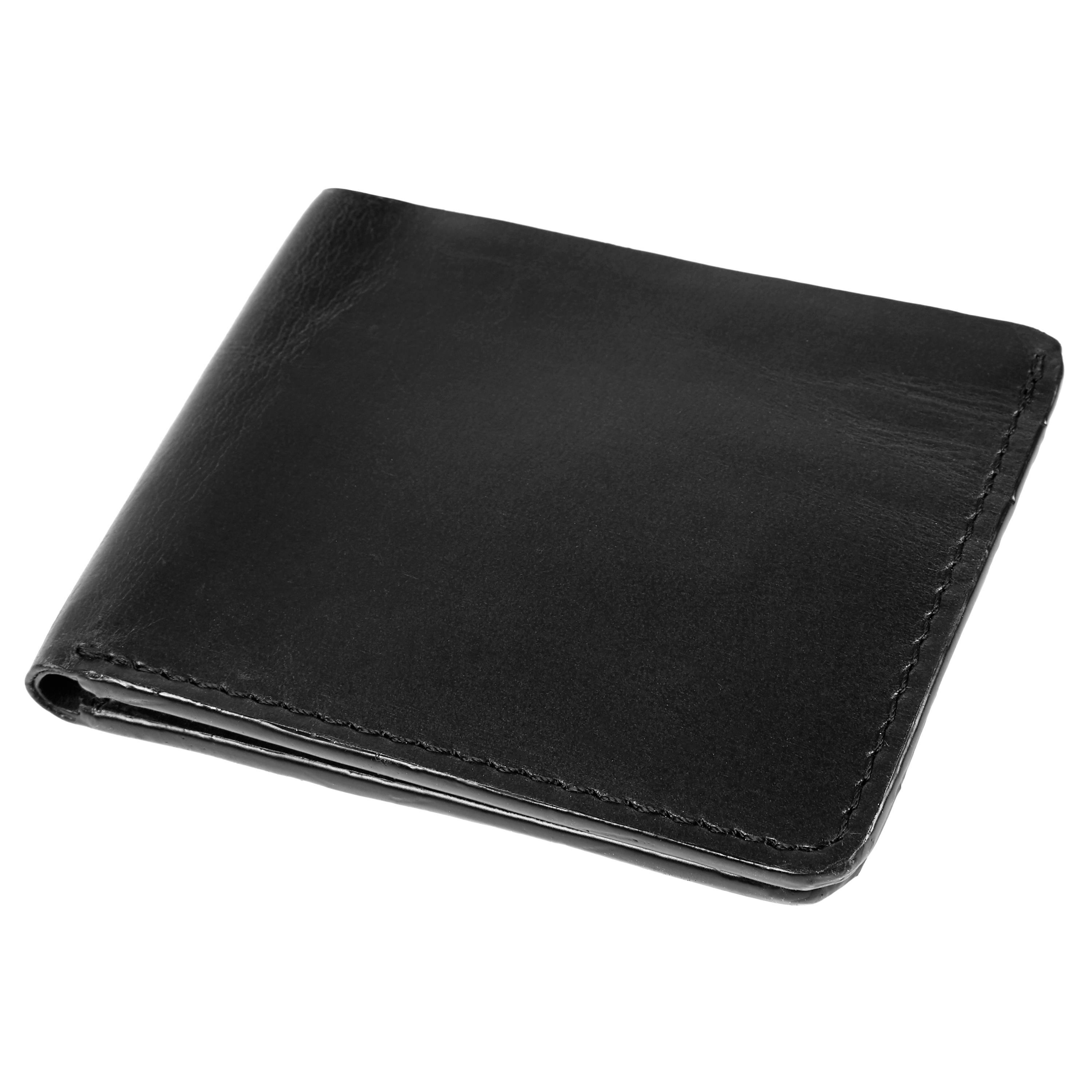 Black Genuine Leather Cardholder - 4