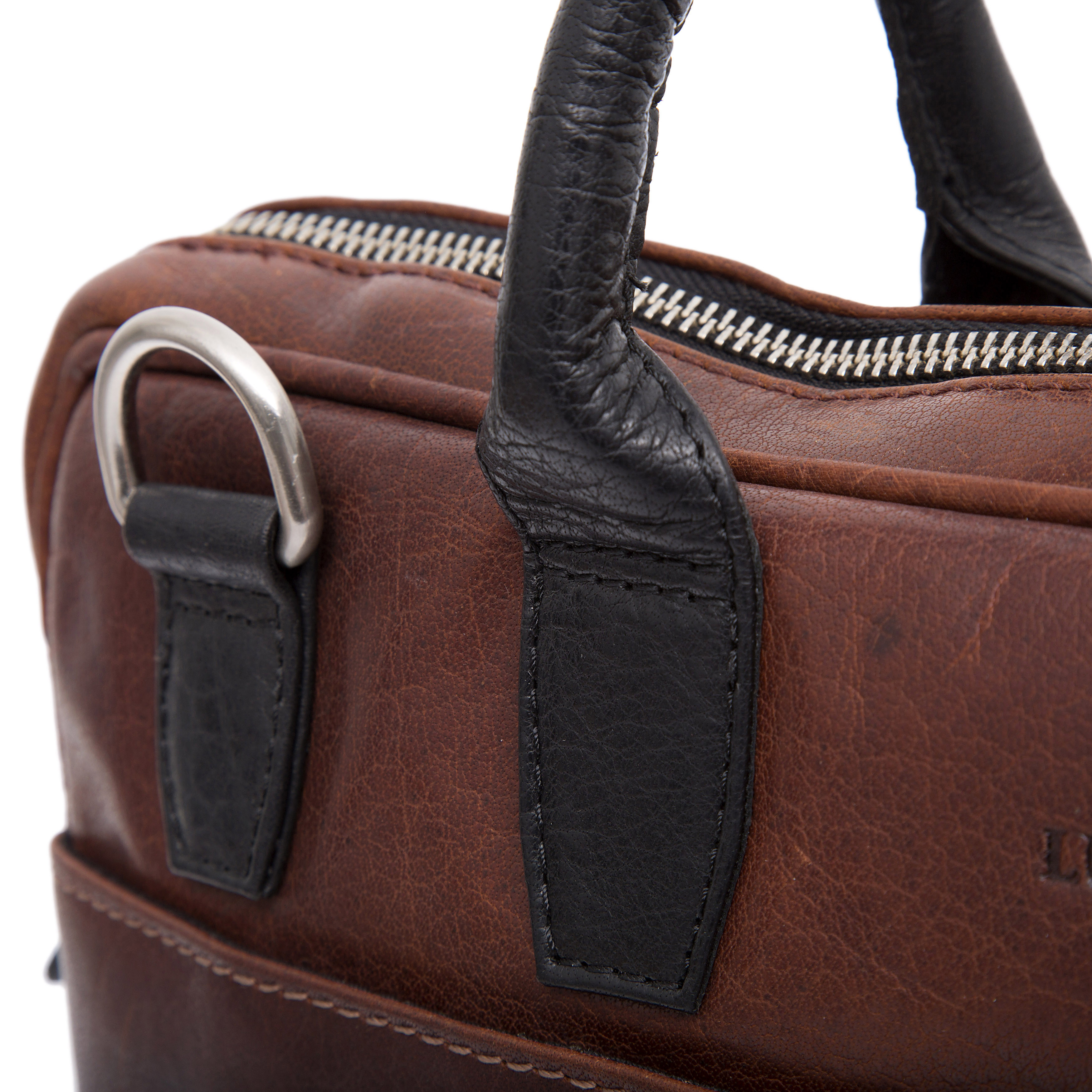 Δερμάτινη Τσάντα Montreal Slim 13" Executive Tan & Black - 13