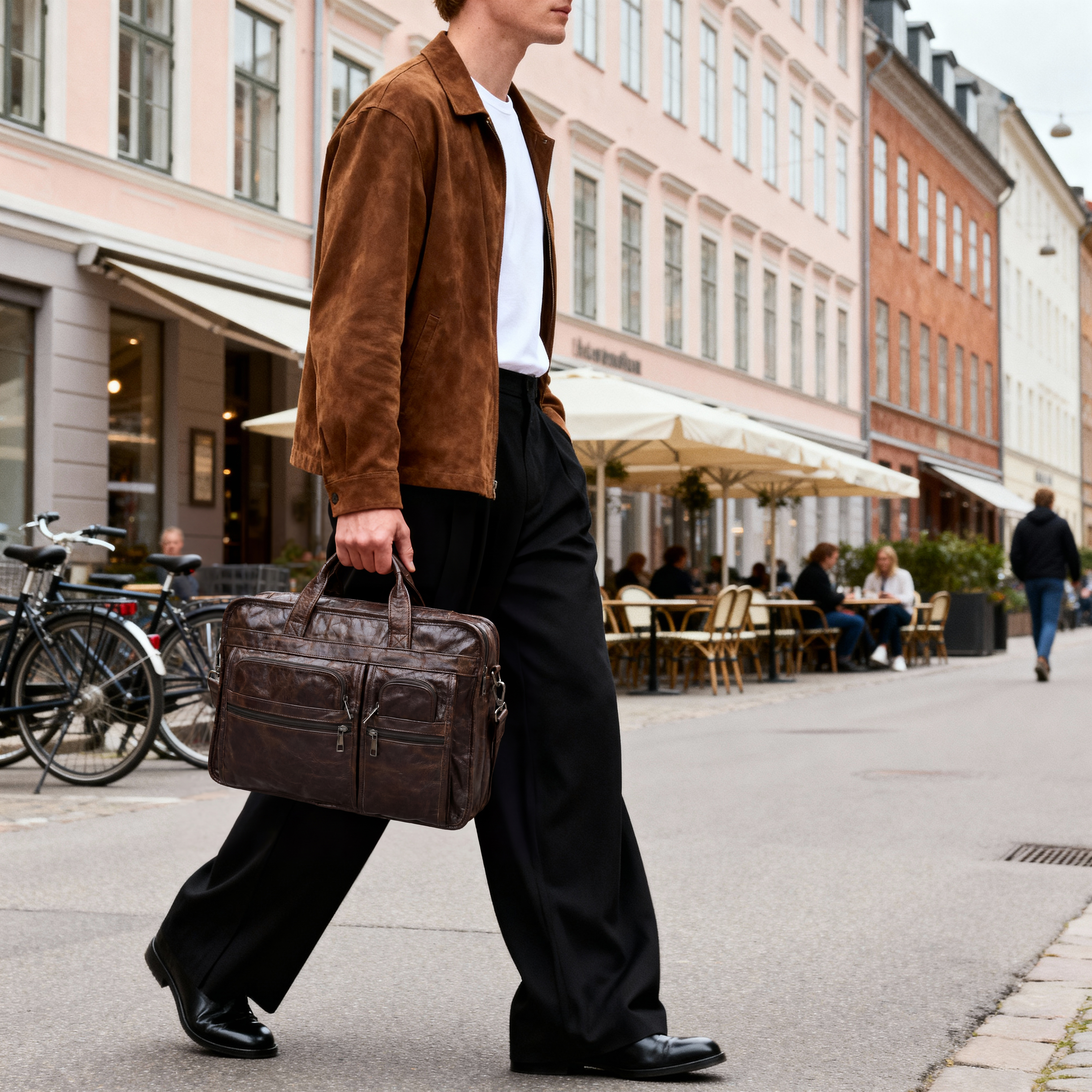 Topline Cognac Leather Case - 2