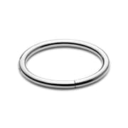 Ezüst-tónusú titán piercing gyűrű - 7 mm Ezüst-tónusú titán piercing gyűrű - 7 mm
