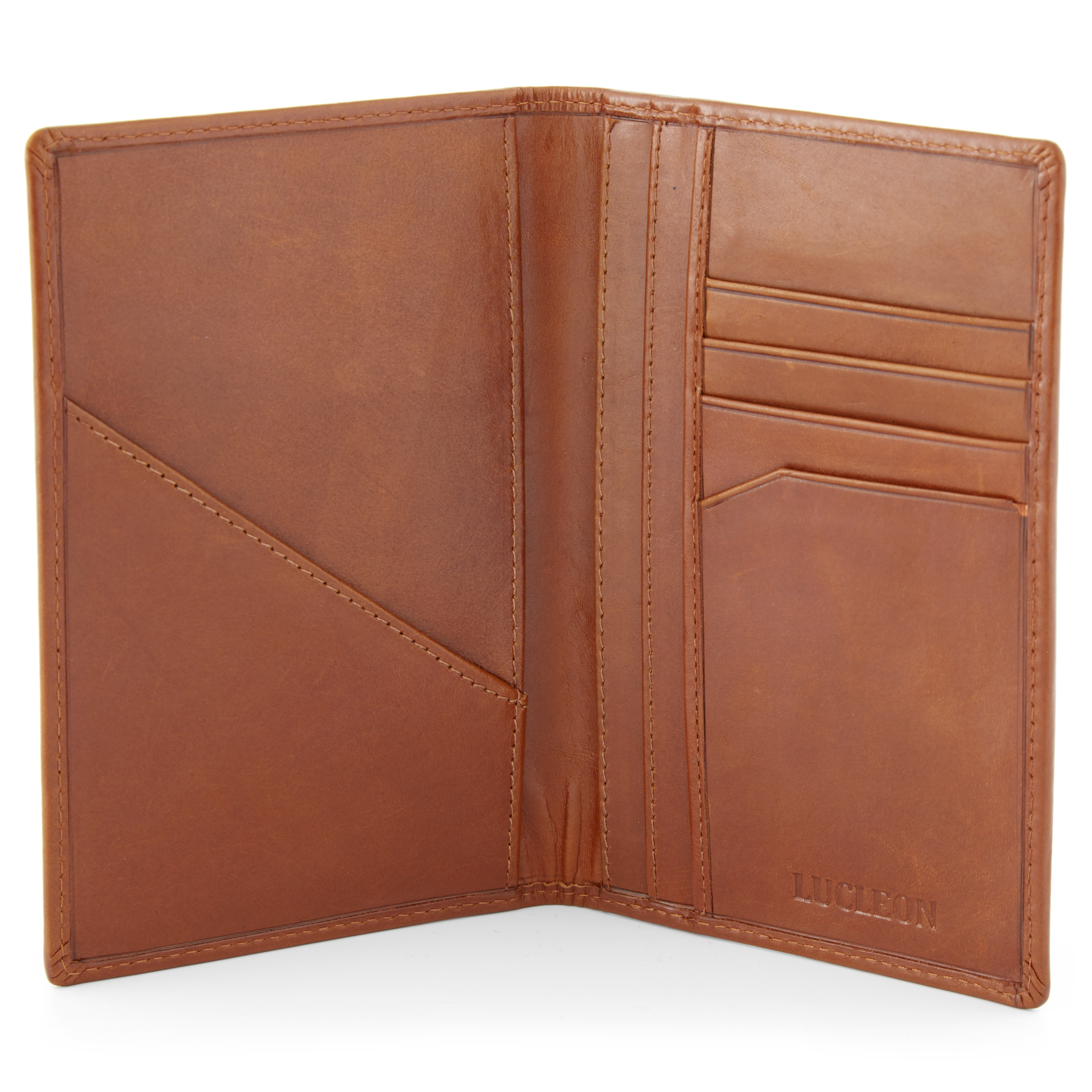 Lysebrun Jasper Passlommebok av Skinn - 2