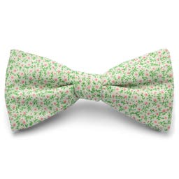 Red Forest Cotton Pre-Tied Bow Tie