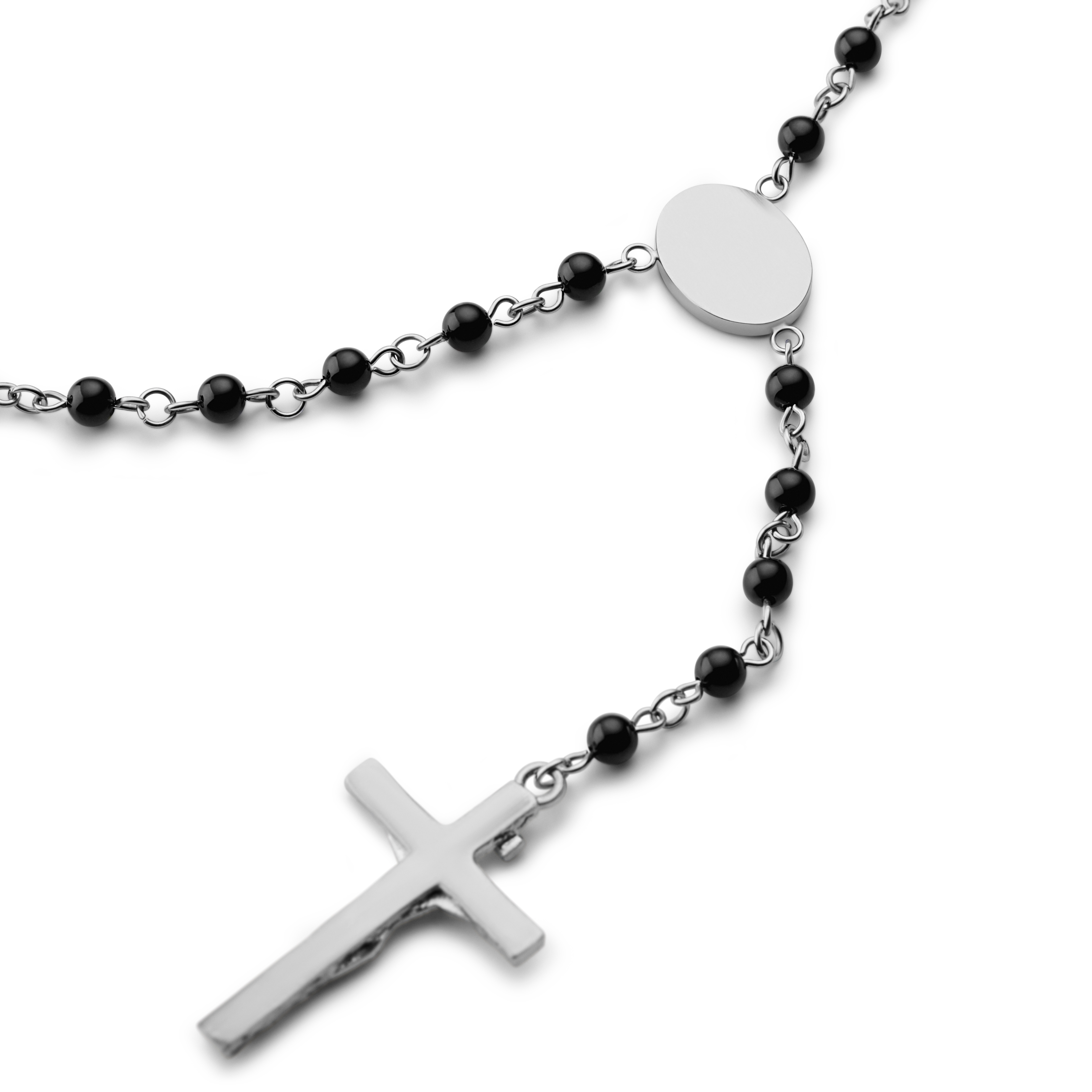 Varietas | Surgical Steel & Onyx Stone Rosary - 3