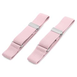 Slim Coral Pink Clip-On Braces