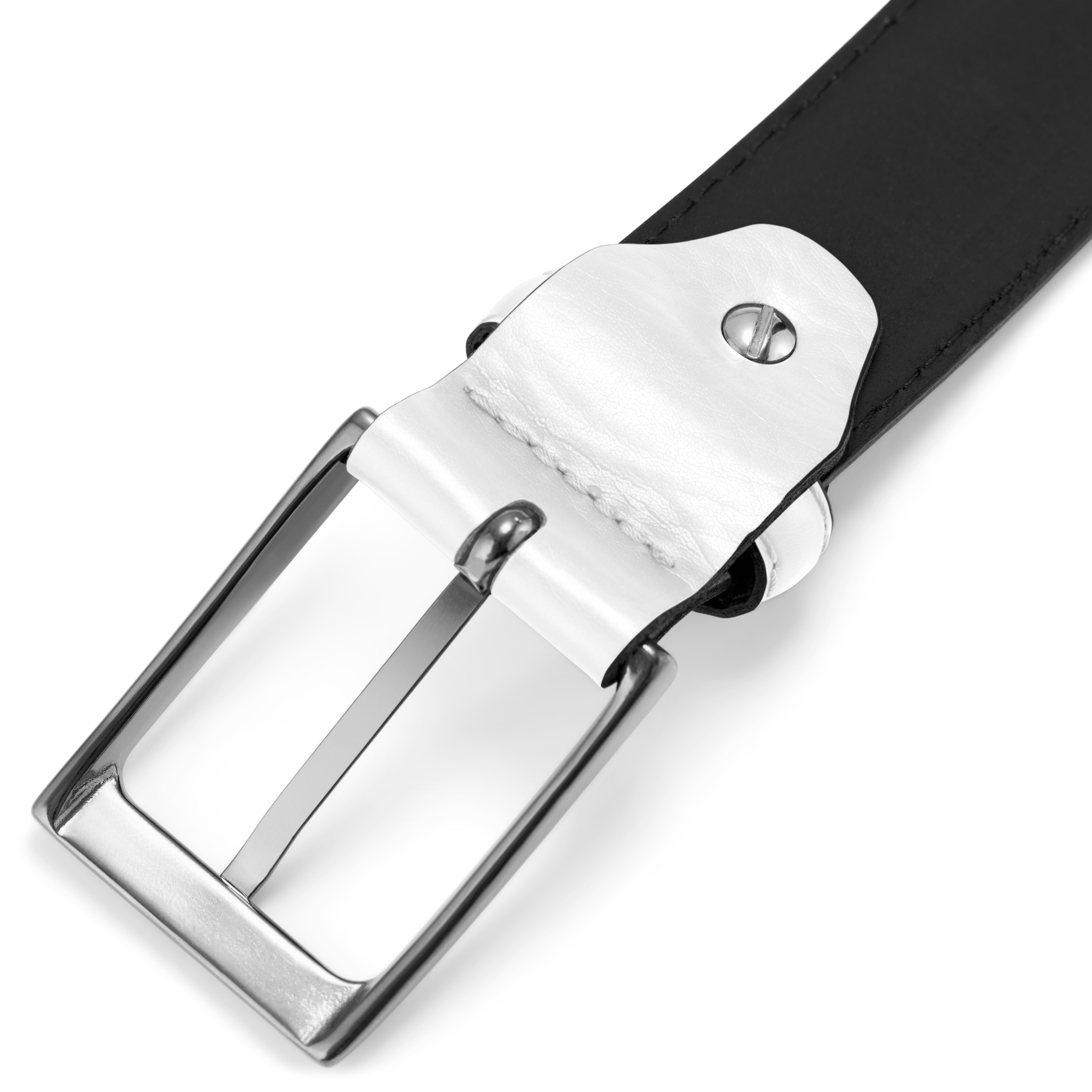 Homer Hvidt Læderbælte - 5