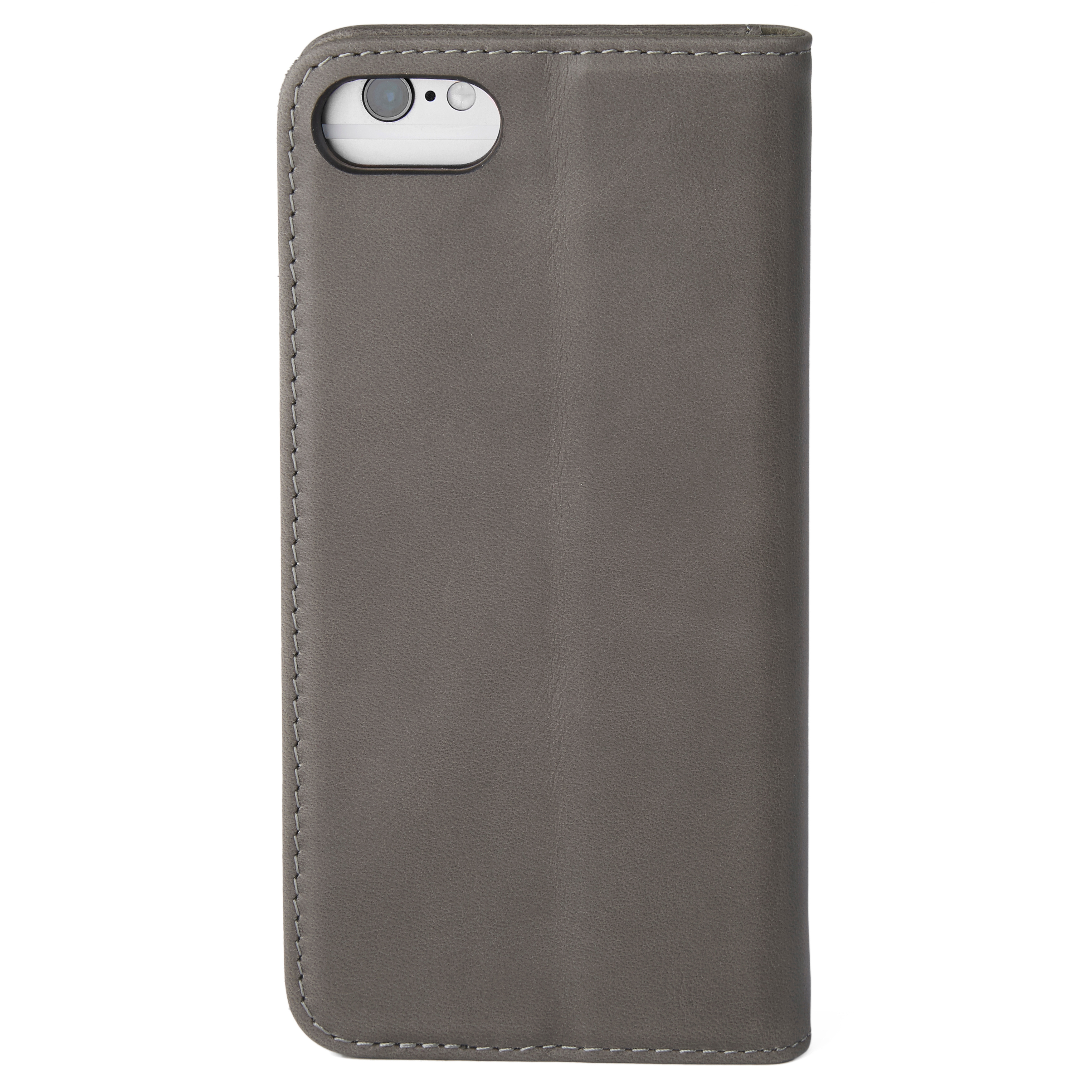 iPhone 7 Grey Leather Case - 1