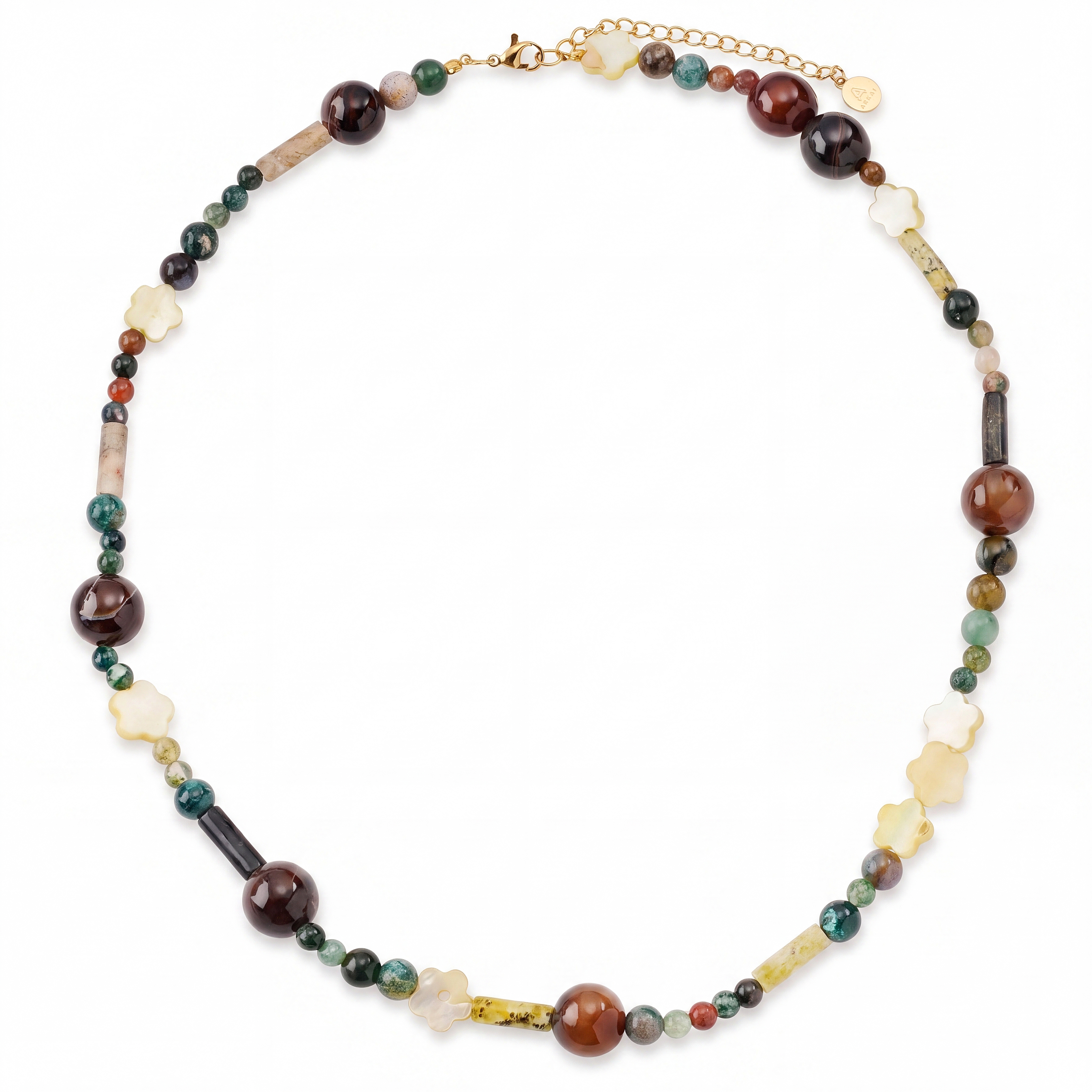 Mediterranean | Earth-Tone Beaded Necklace - 2