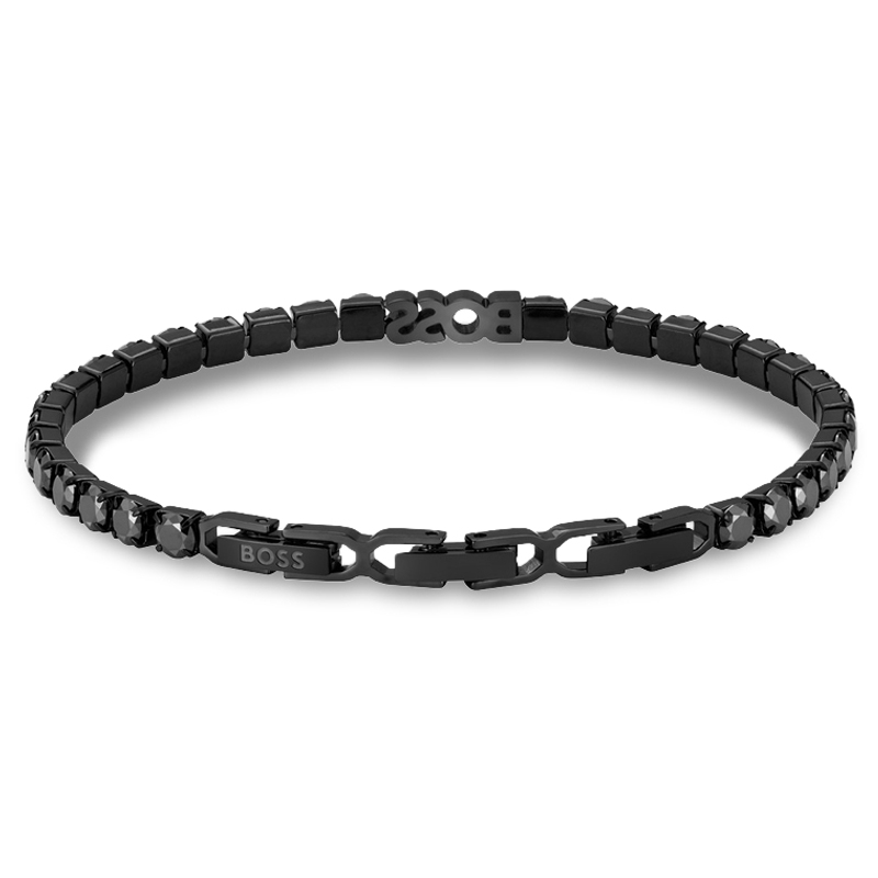 Brățară BOSS Kassy Glow neagră - 2