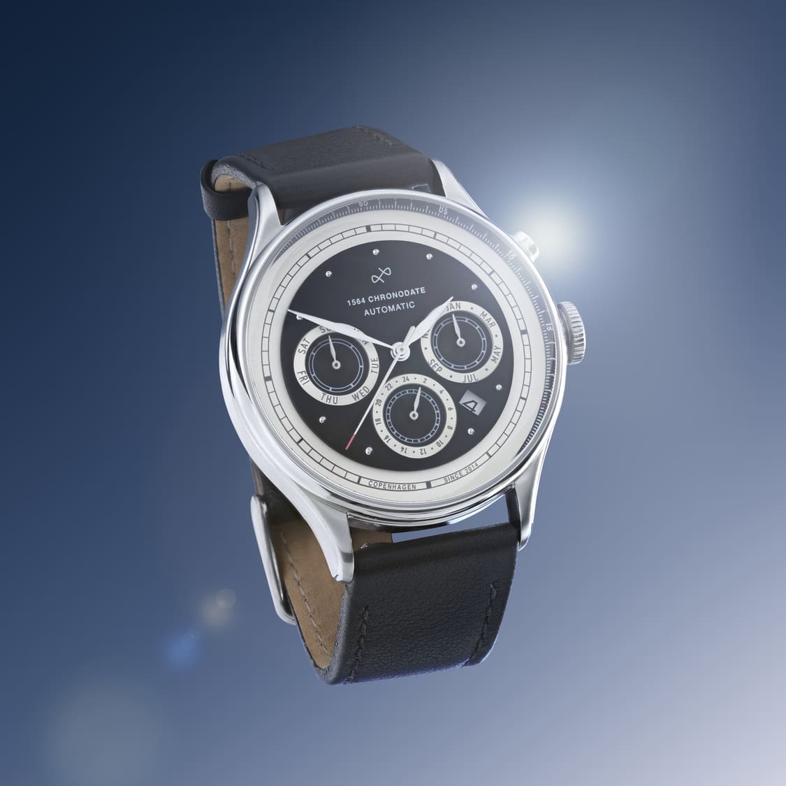 1564 Chronodate Automatic | Chirurgenstahl & Schwarz - 3