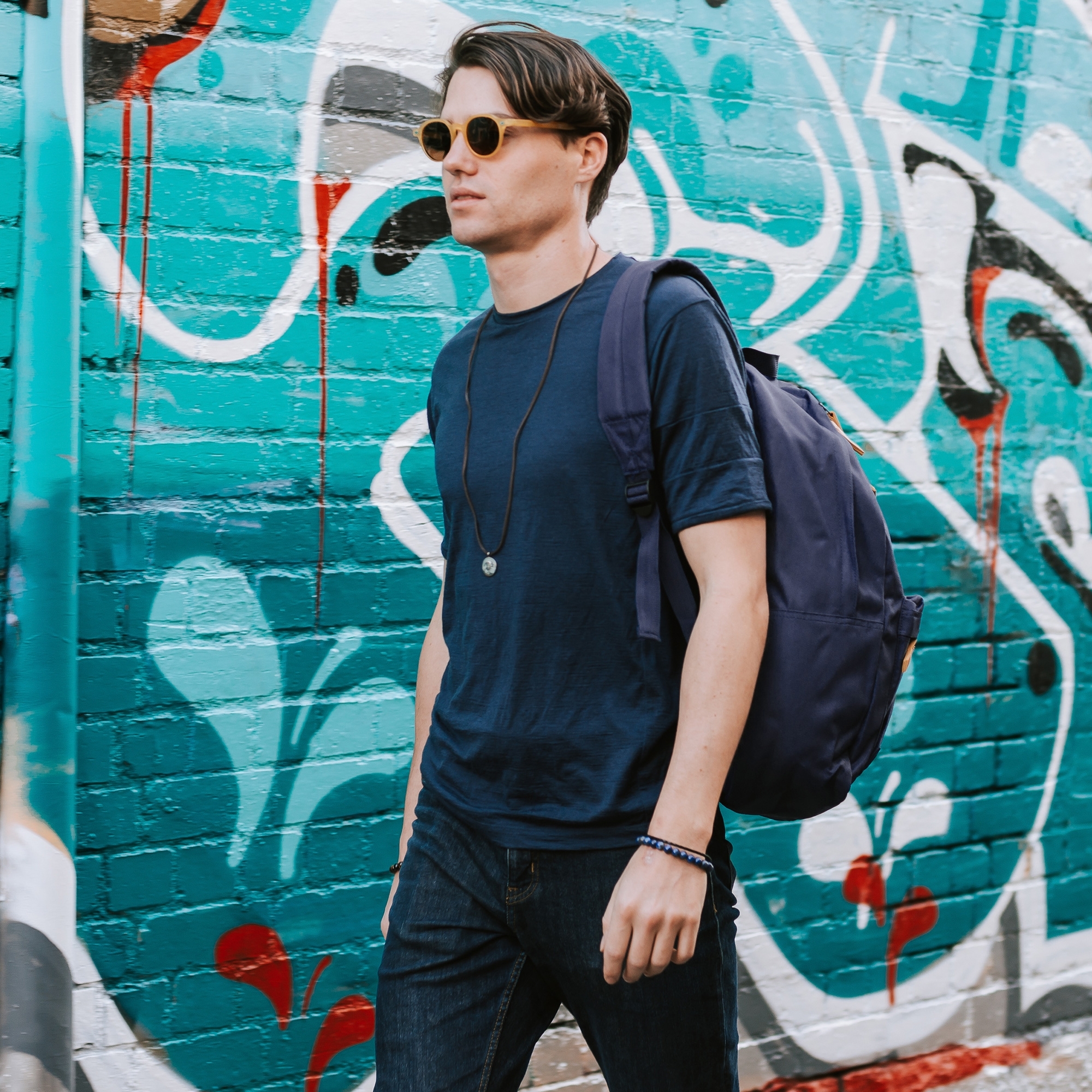 Wagner Gelbe & Braune Wade Sonnenbrille - 6