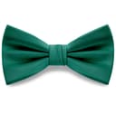 Emerald Green Pre-Tied Satin Bow Tie Emerald Green Pre-Tied Satin Bow Tie