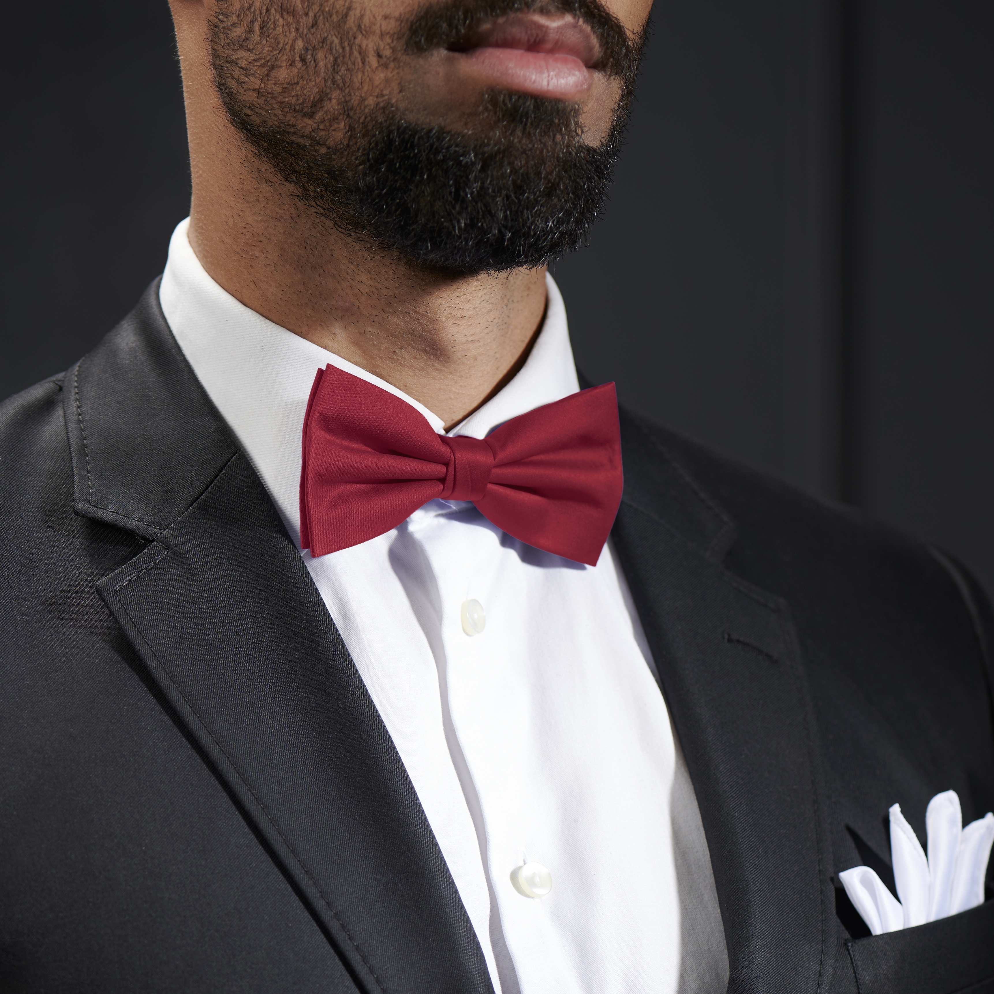Suit Accessory Gift Box | Burgundy, Blue & Silver-Tone Set - 10