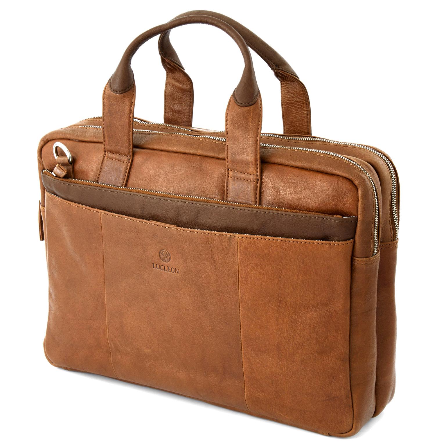 Sac marron & brun pour ordinateur portable "California" Sac marron & brun pour ordinateur portable "California"