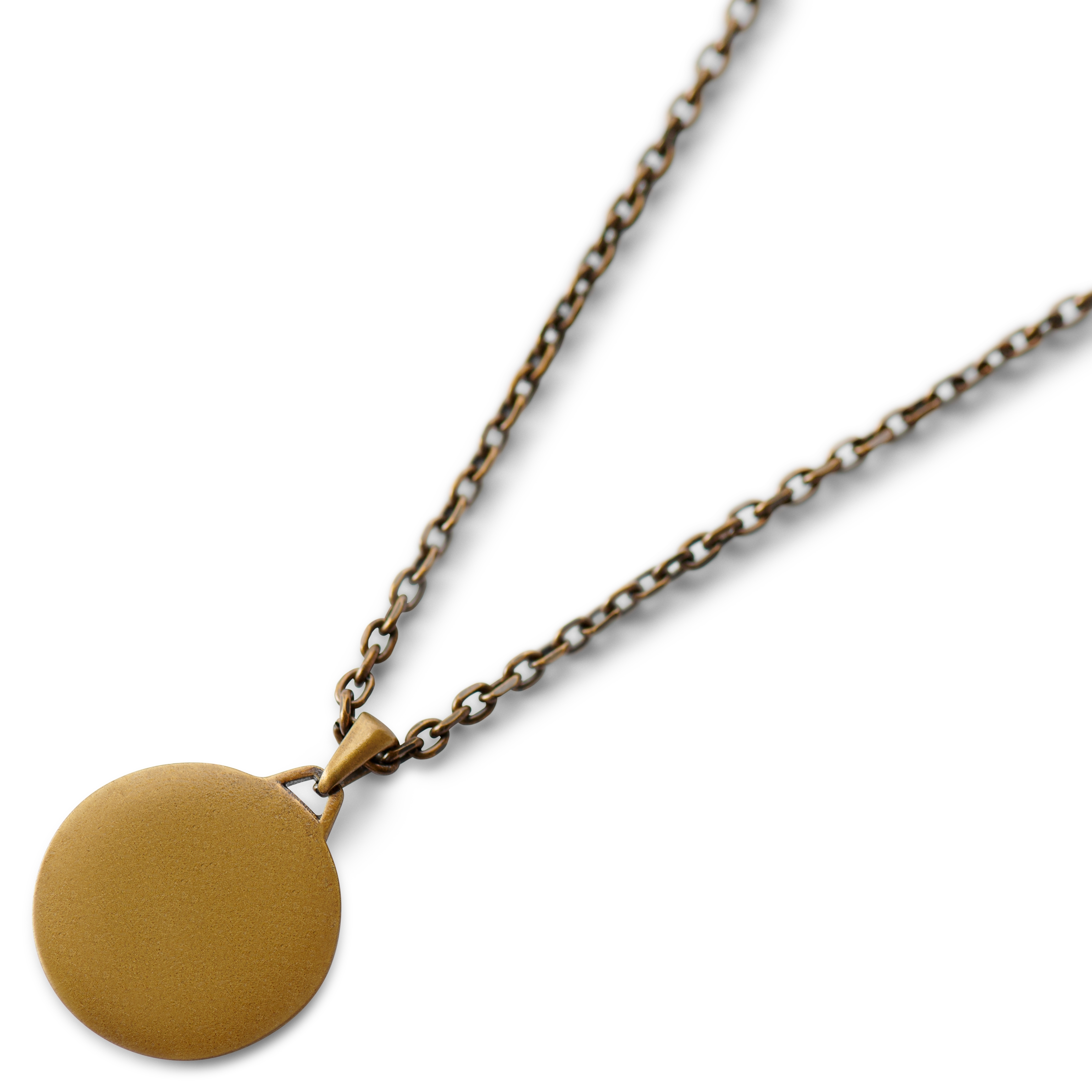 Obelius | Collar vintage dorado con Medusa Tondo - 5