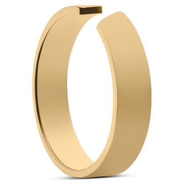 1/5" (5 mm) Polished Gold-Tone Adjustable Stainless Steel Ring 1/5" (5 mm) Polished Gold-Tone Adjustable Stainless Steel Ring