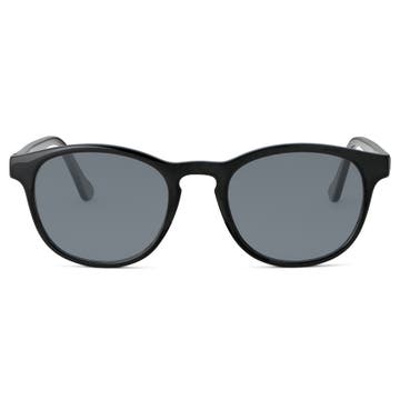 Óculos de Sol Clássicos Pretos Esfumados Polarizados