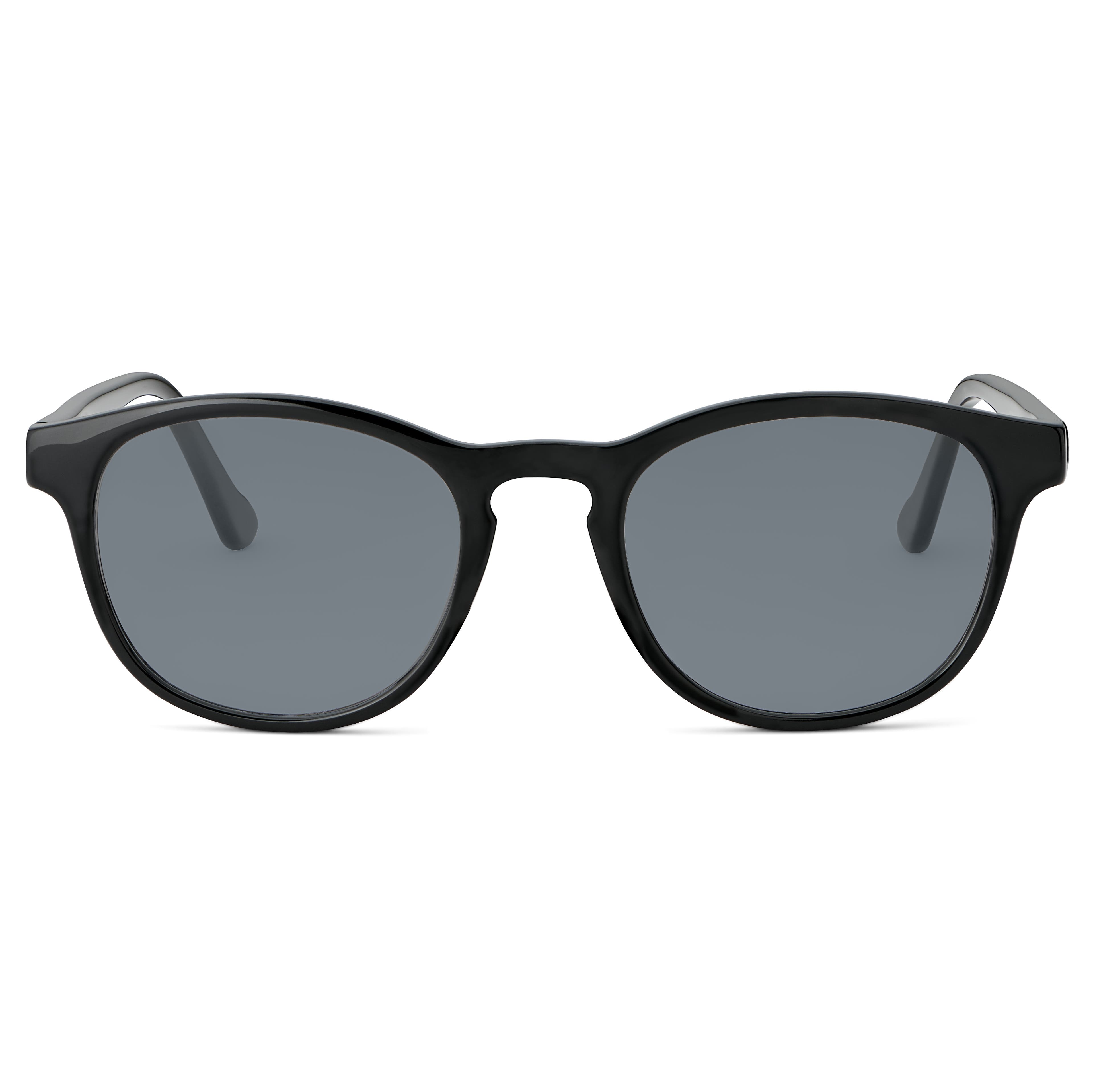  Klassische schwarze polarisierte Smokey-Sonnenbrille