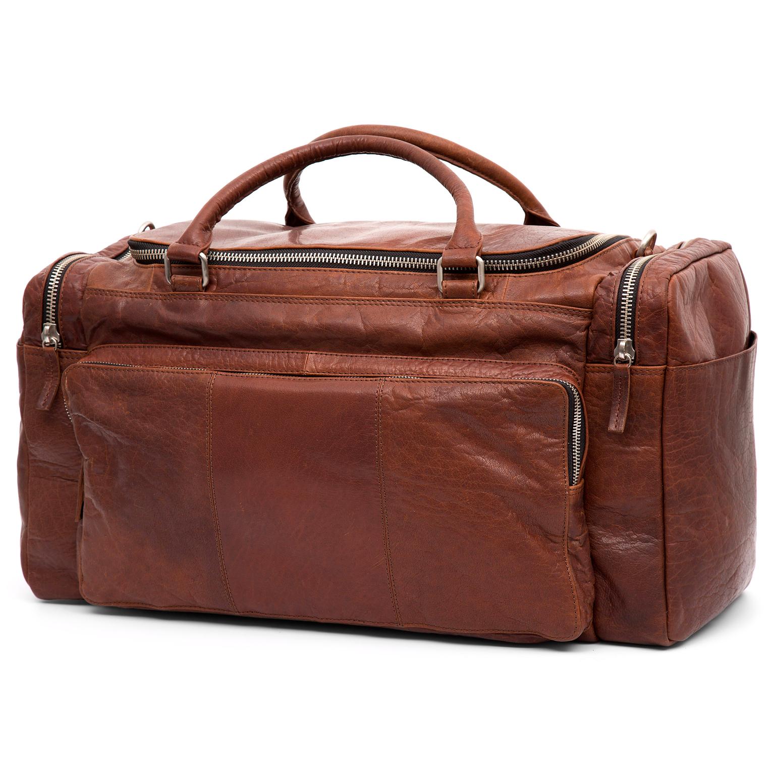 Sac de voyage Montréal en cuir marron Sac de voyage Montréal en cuir marron