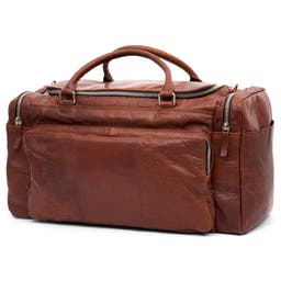 Montreal Tan Leather Travel Bag