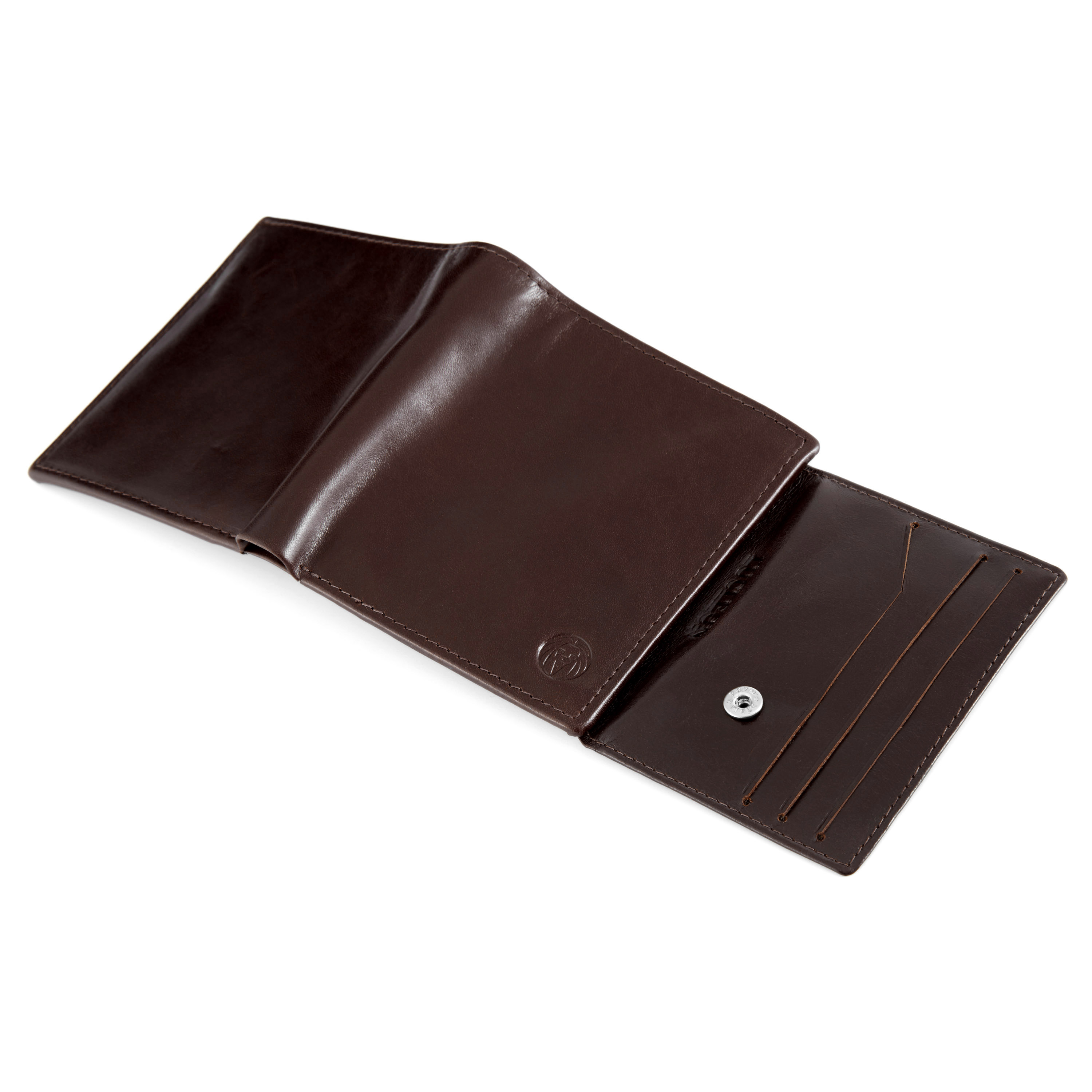 Landscape Dark Brown Jasper Leather Wallet - 5