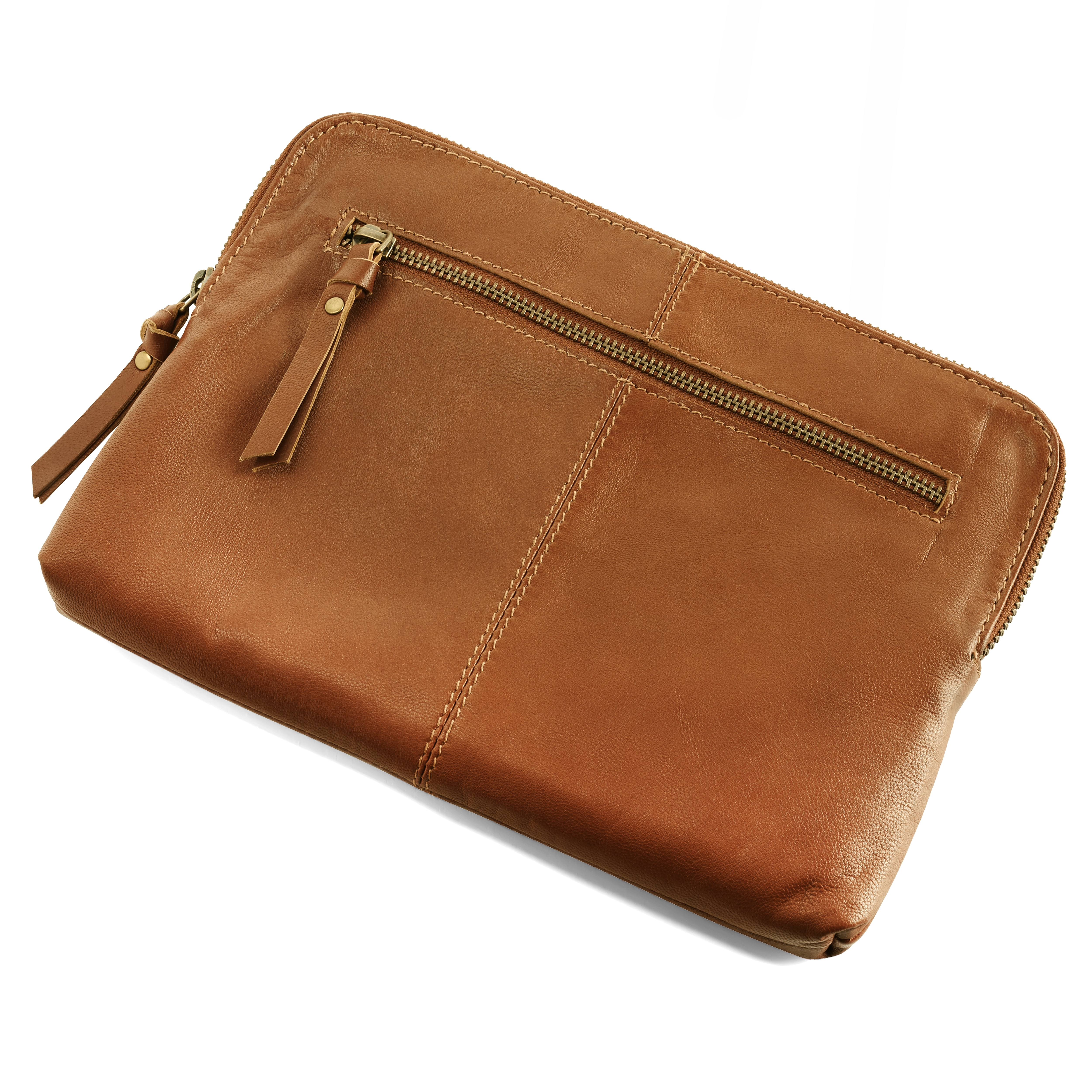 iPad Tablet Sleeve | Cognac Goat Leather - 3