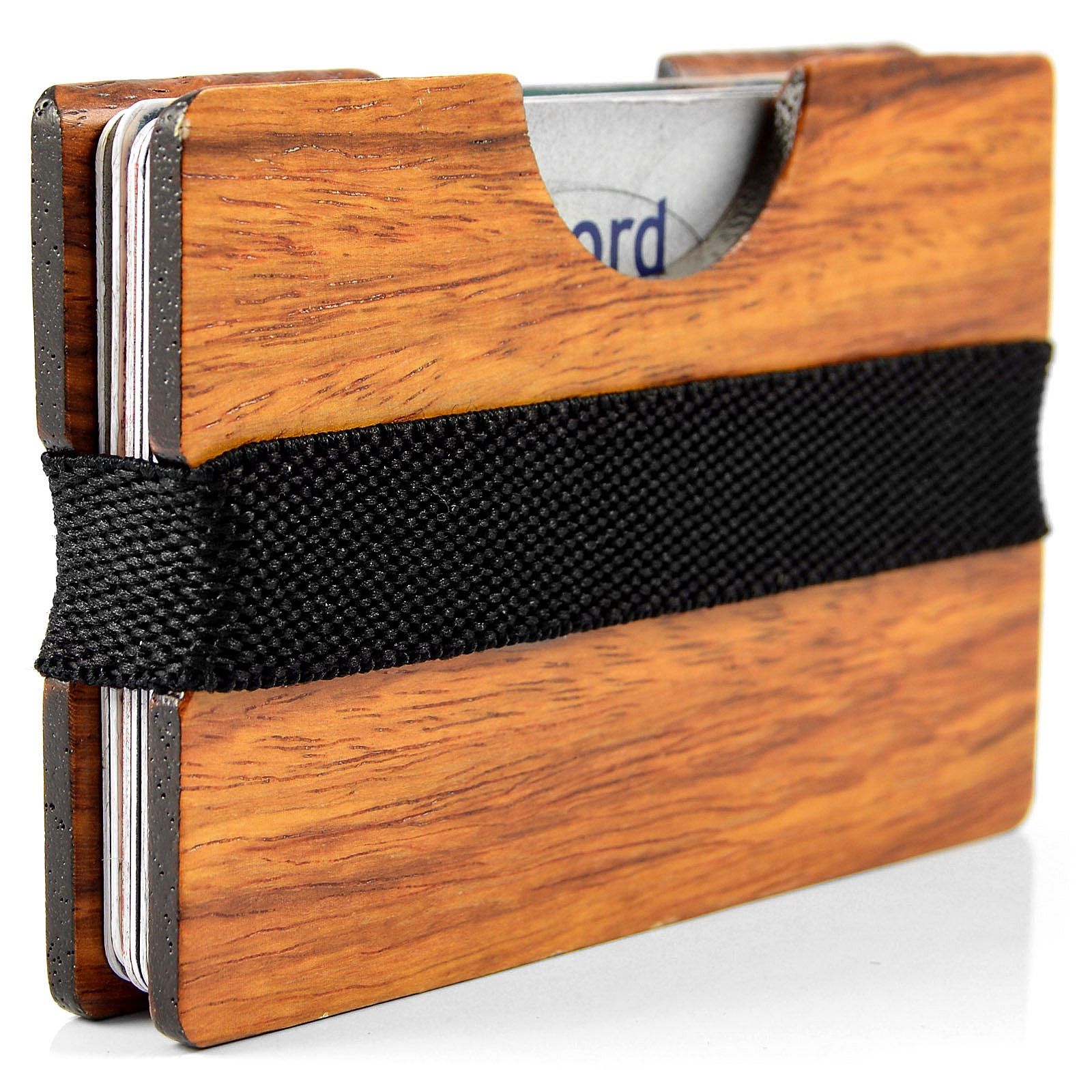 Kosso Wood Card Holder - 2