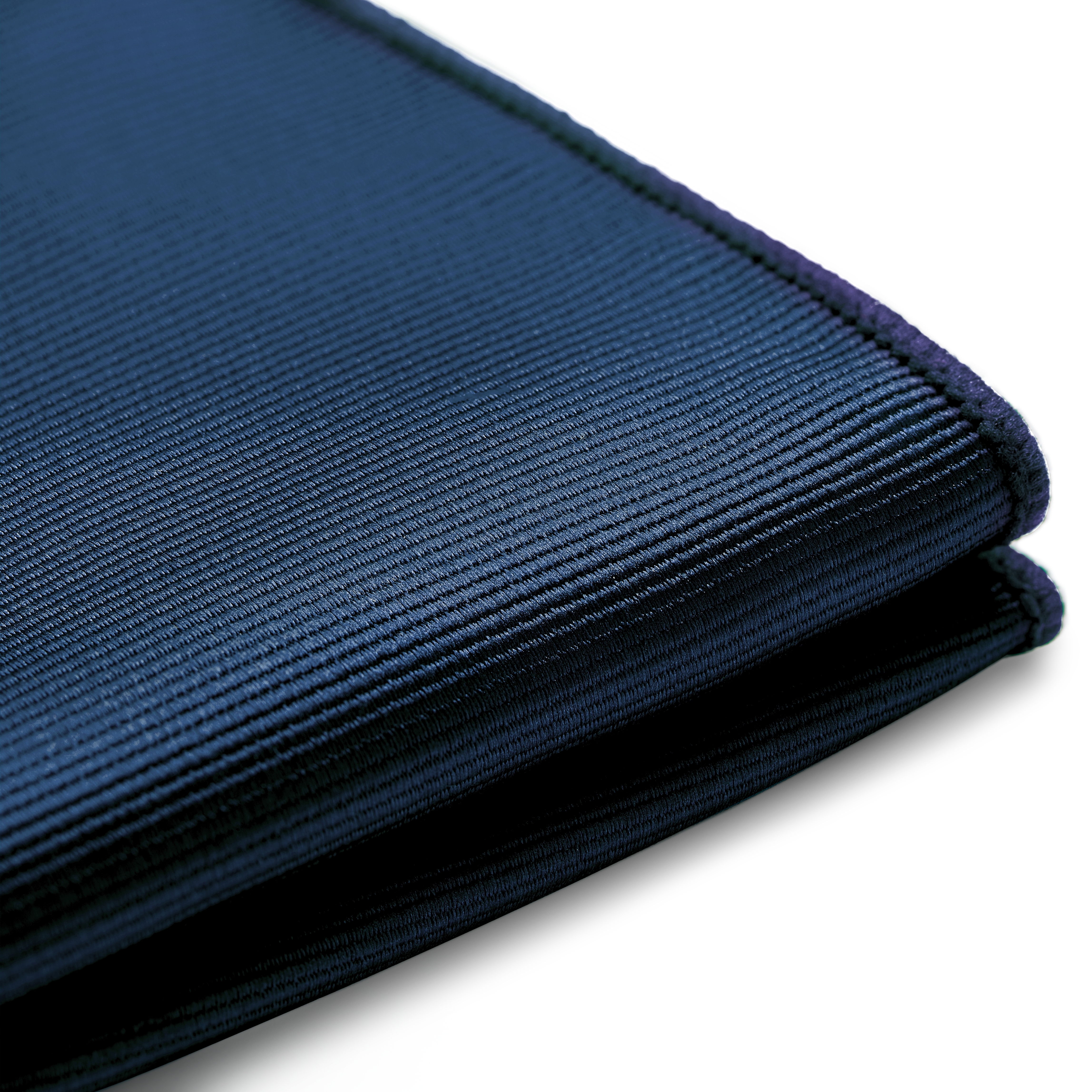 Navy Blue Grosgrain Pocket Square - 3