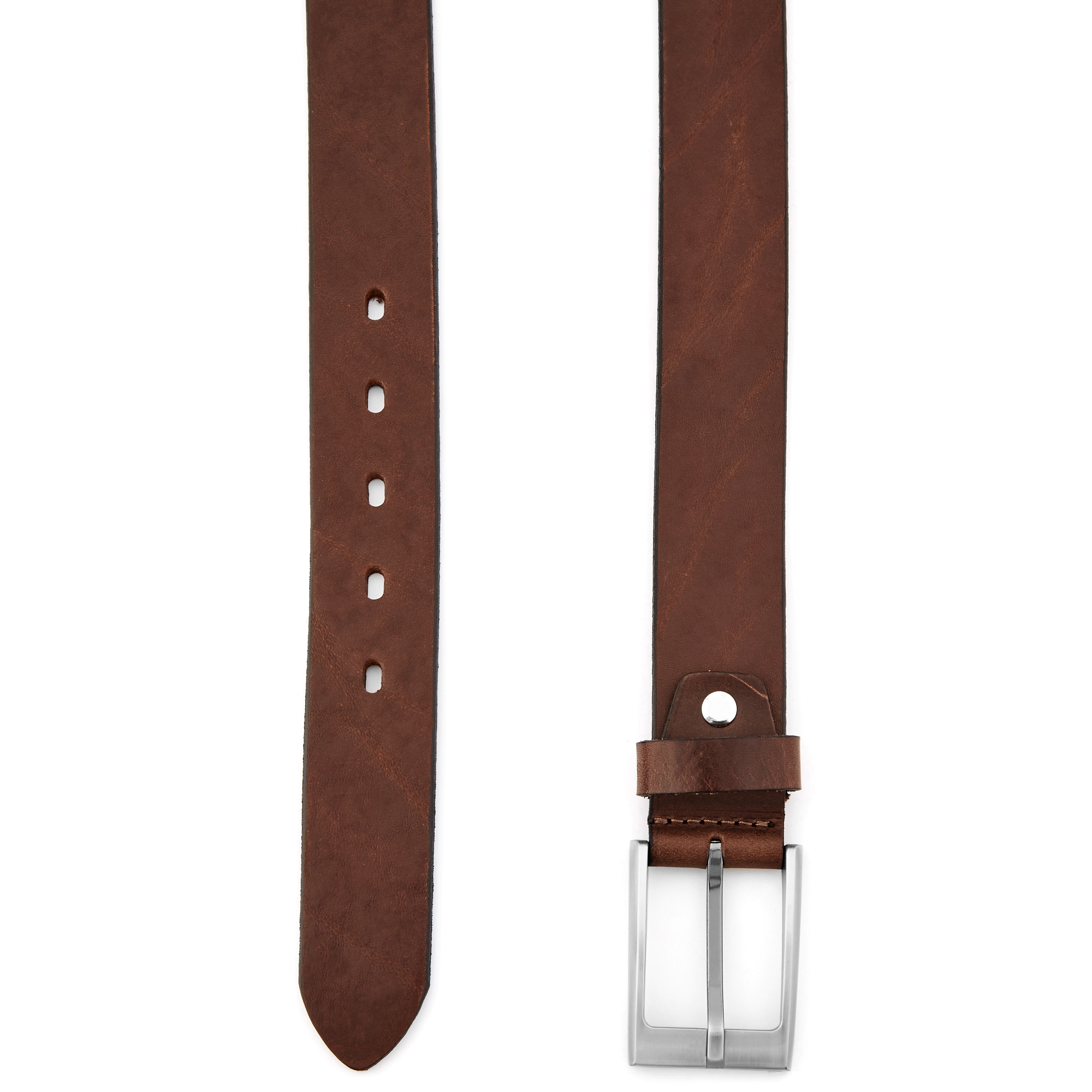 Warm Chestnut Leather Belt - 2