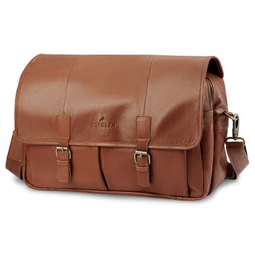 Fidei | Mocha Full Grain Goat Leather Business Weekend Bag Fidei | Mocha Full Grain Goat Leather Business Weekend Bag