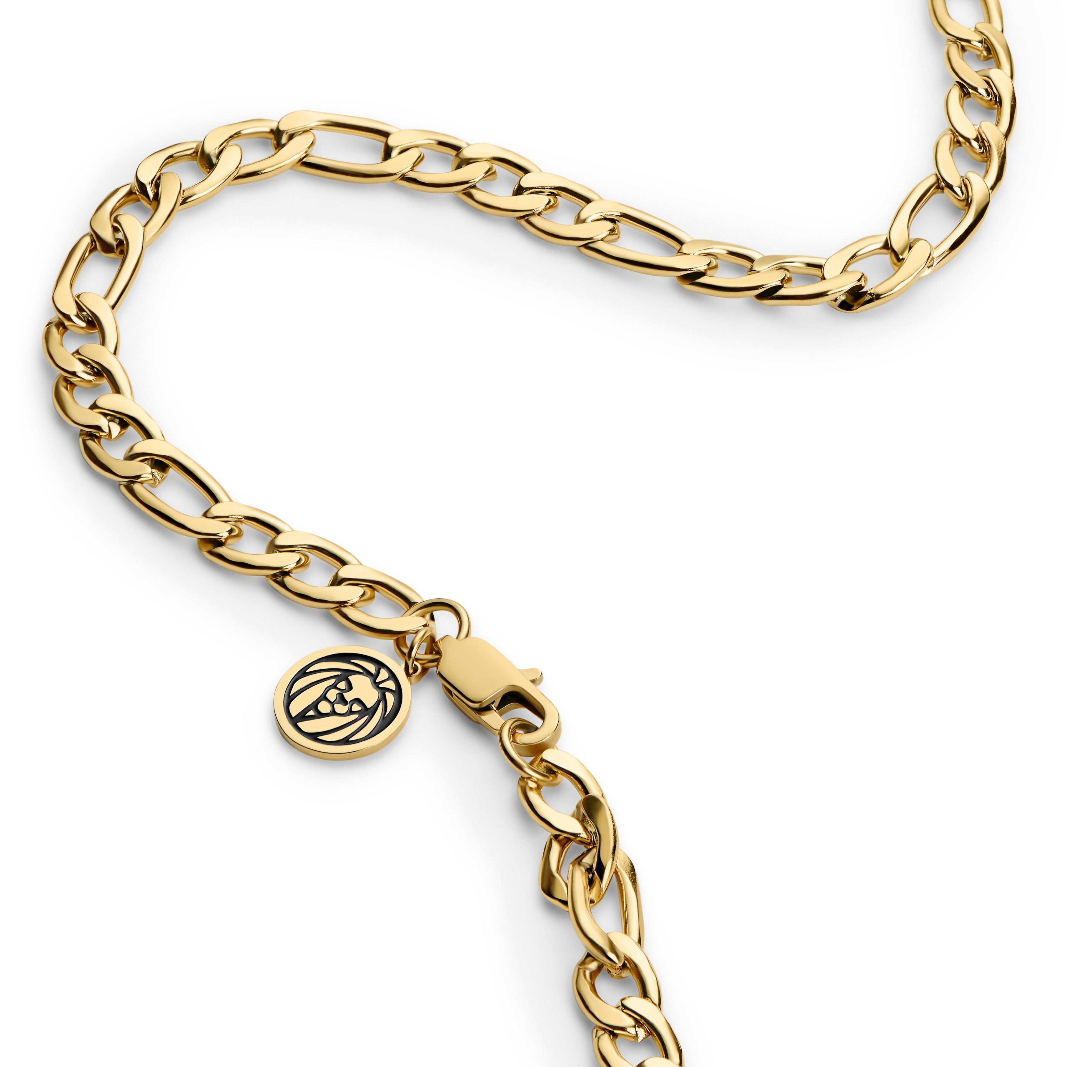 Essentials | 6 mm Gold-tone Figaro Chain Necklace - 3