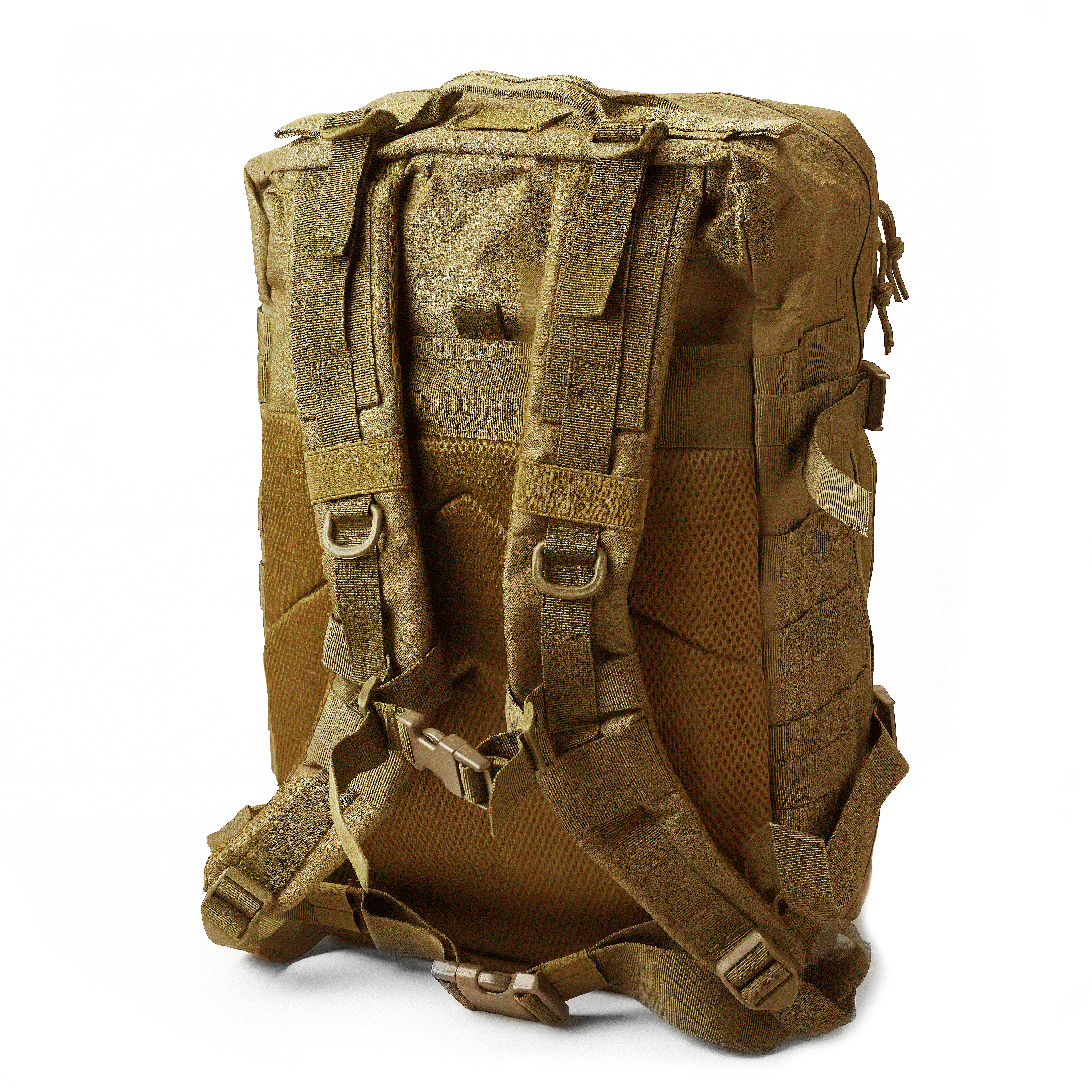 Expedition | Tan farbener taktischer Rucksack mit 40 L Volumen und Patch-Fläche - 3