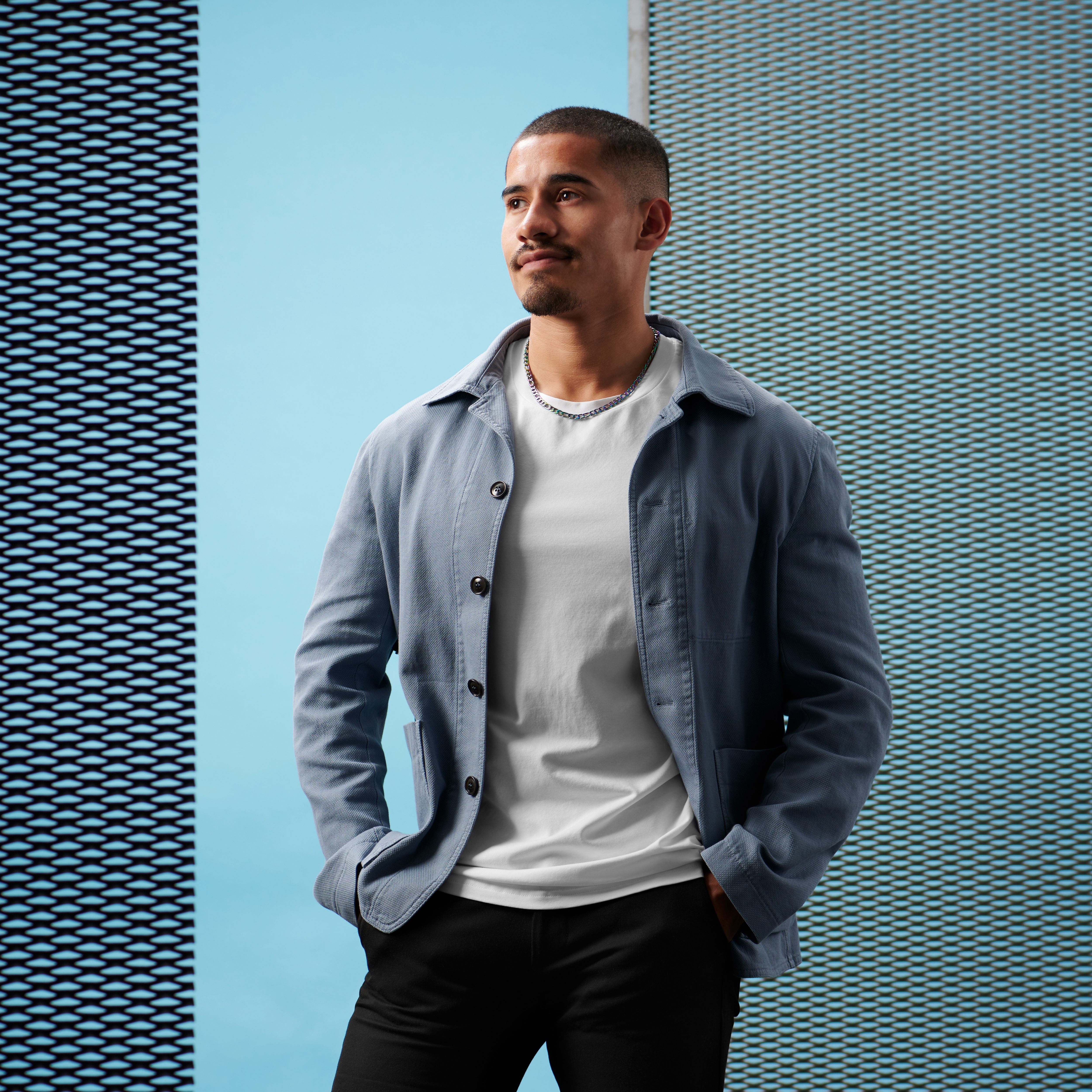 Curtis Amager Rainbow Figaro Chain Necklace - 6